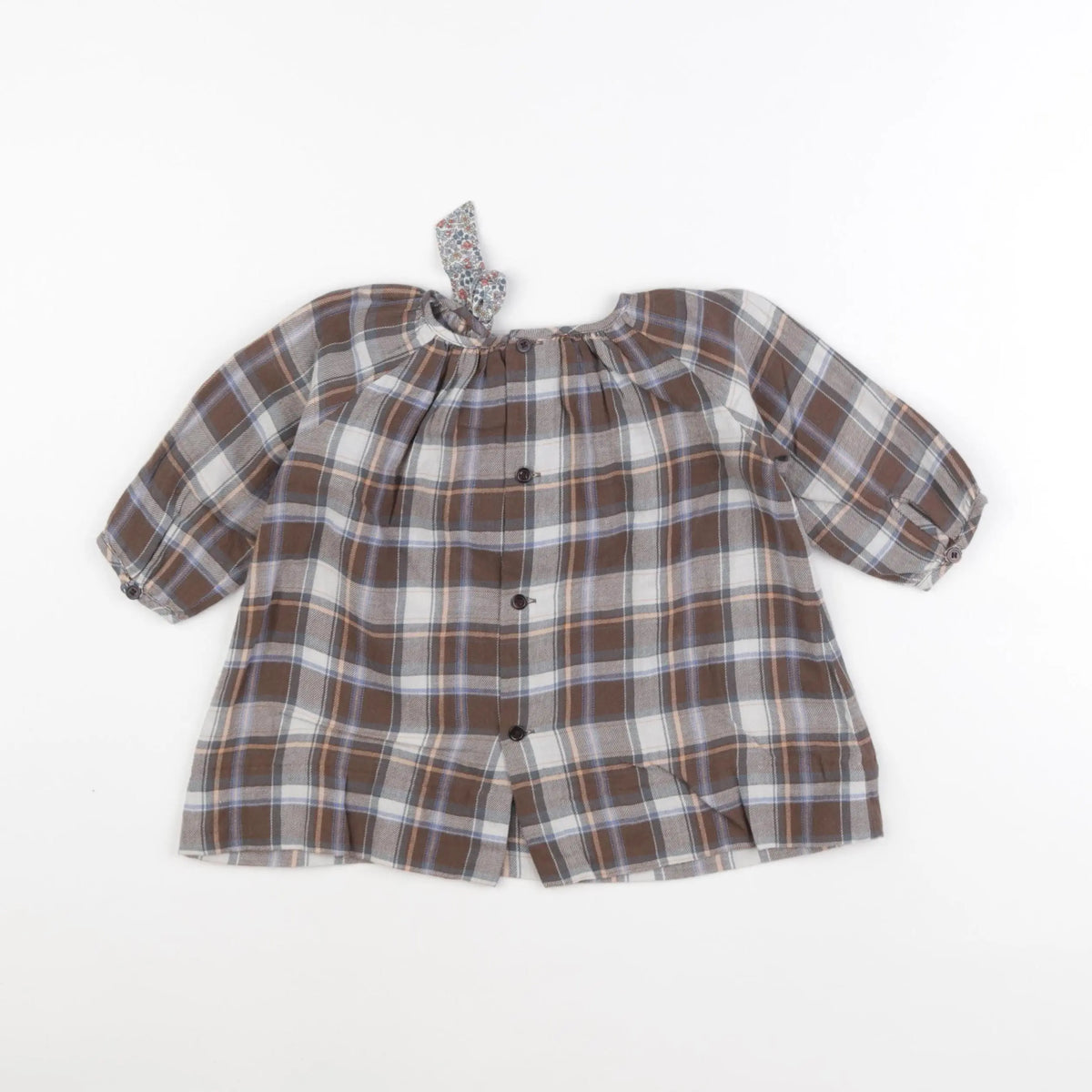 Bonton - robe marron - 12 mois
