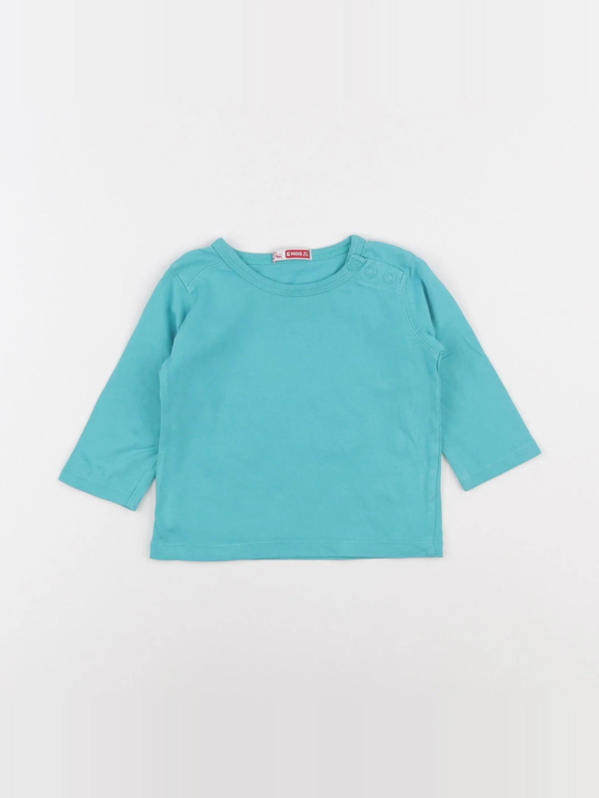 DPAM - tee-shirt bleu - 6 mois
