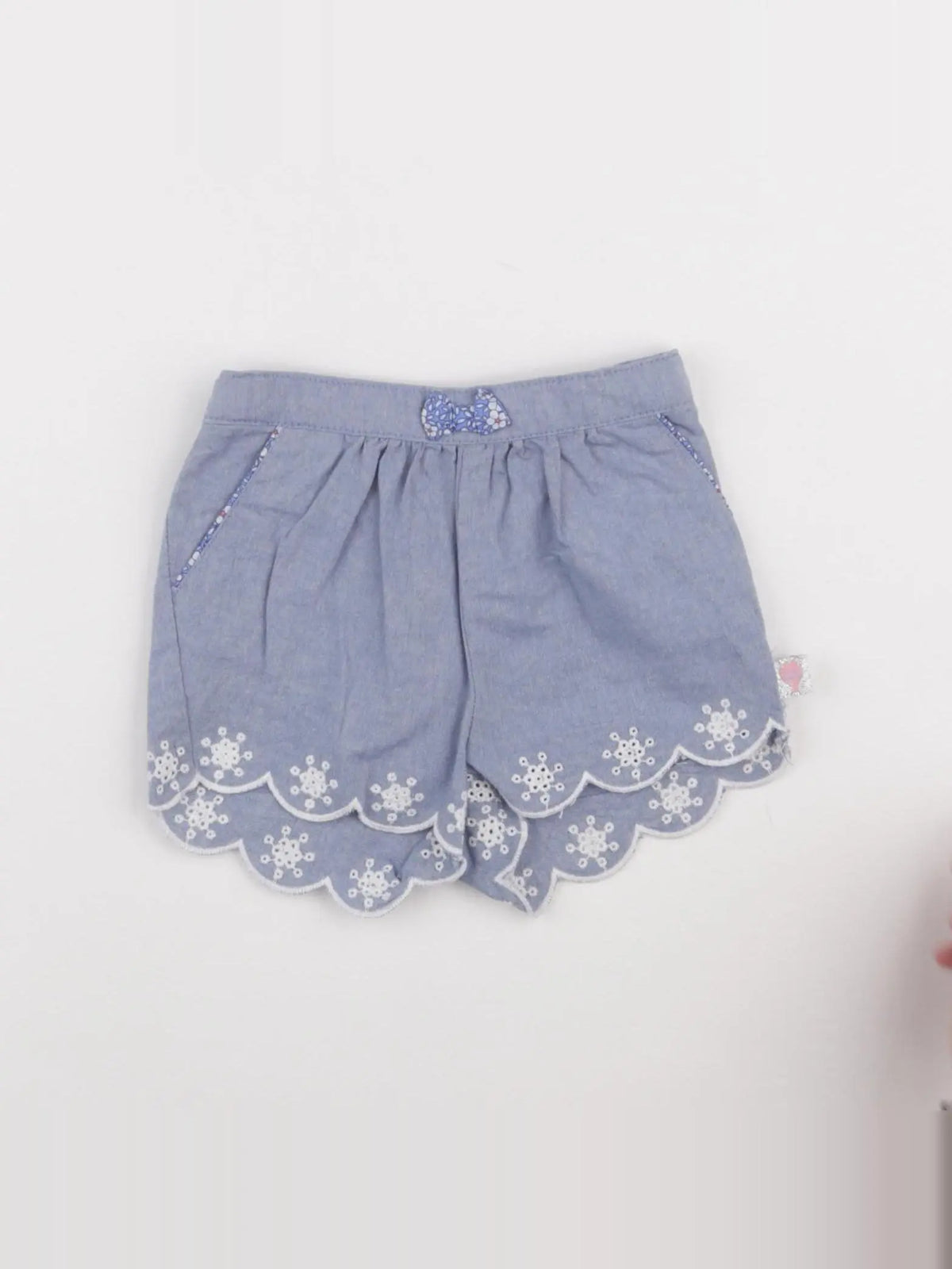 Sergent Major - short bleu - 12 mois