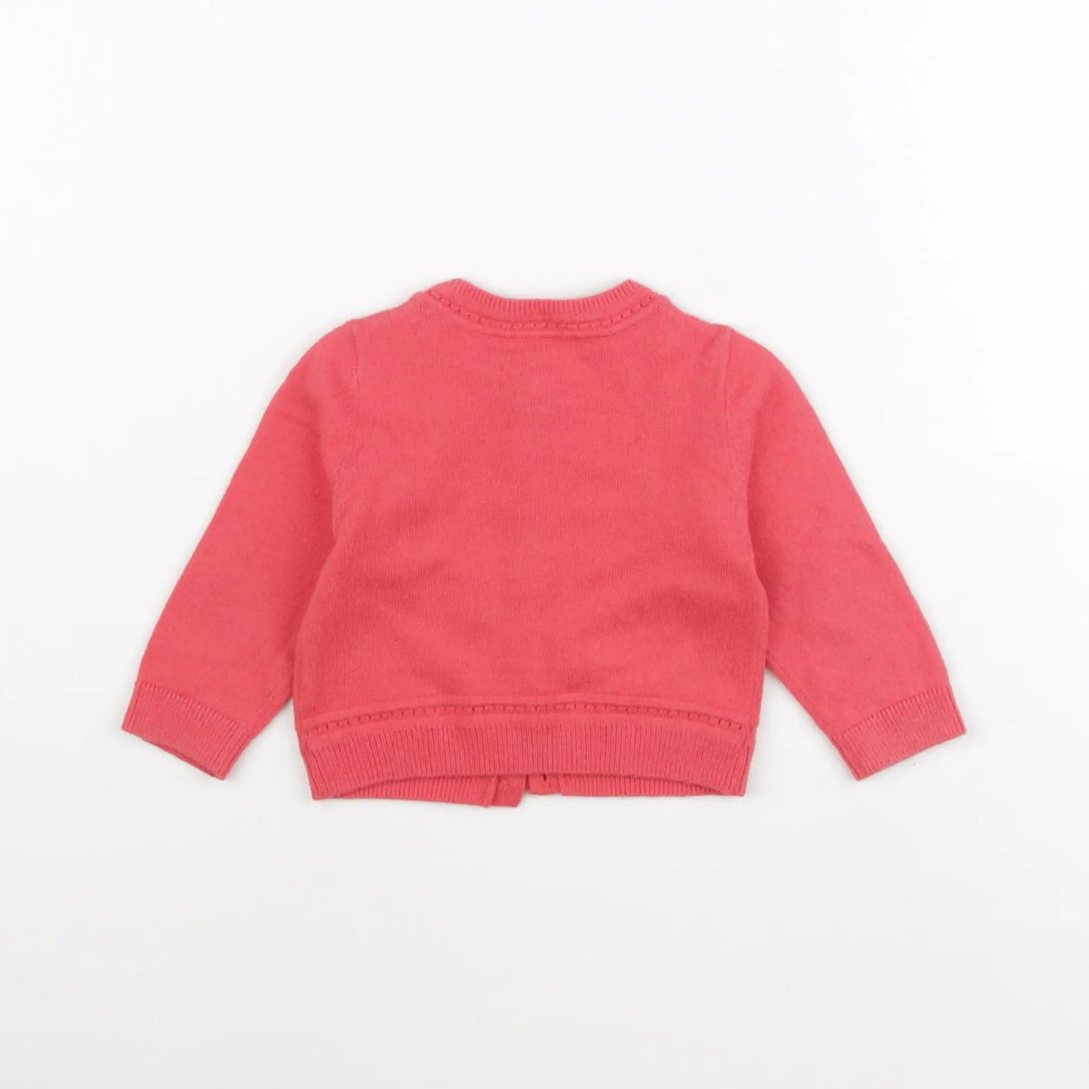 Chloé - gilet rouge - 9 mois