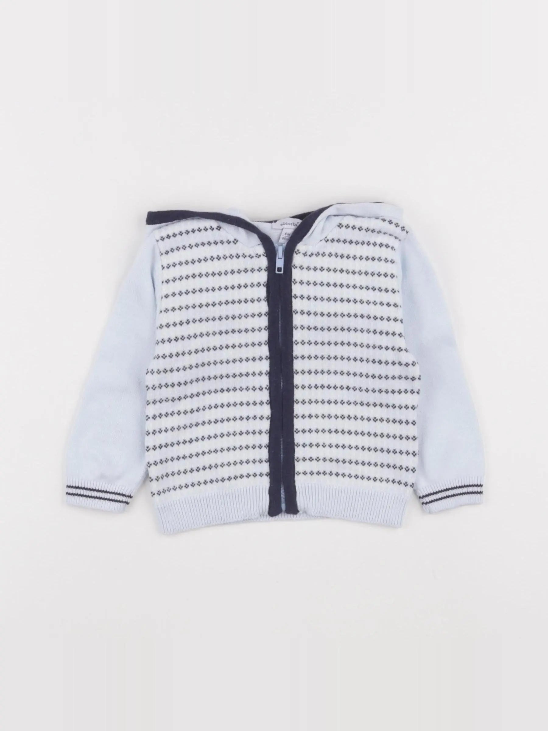Absorba - gilet bleu - 6 mois