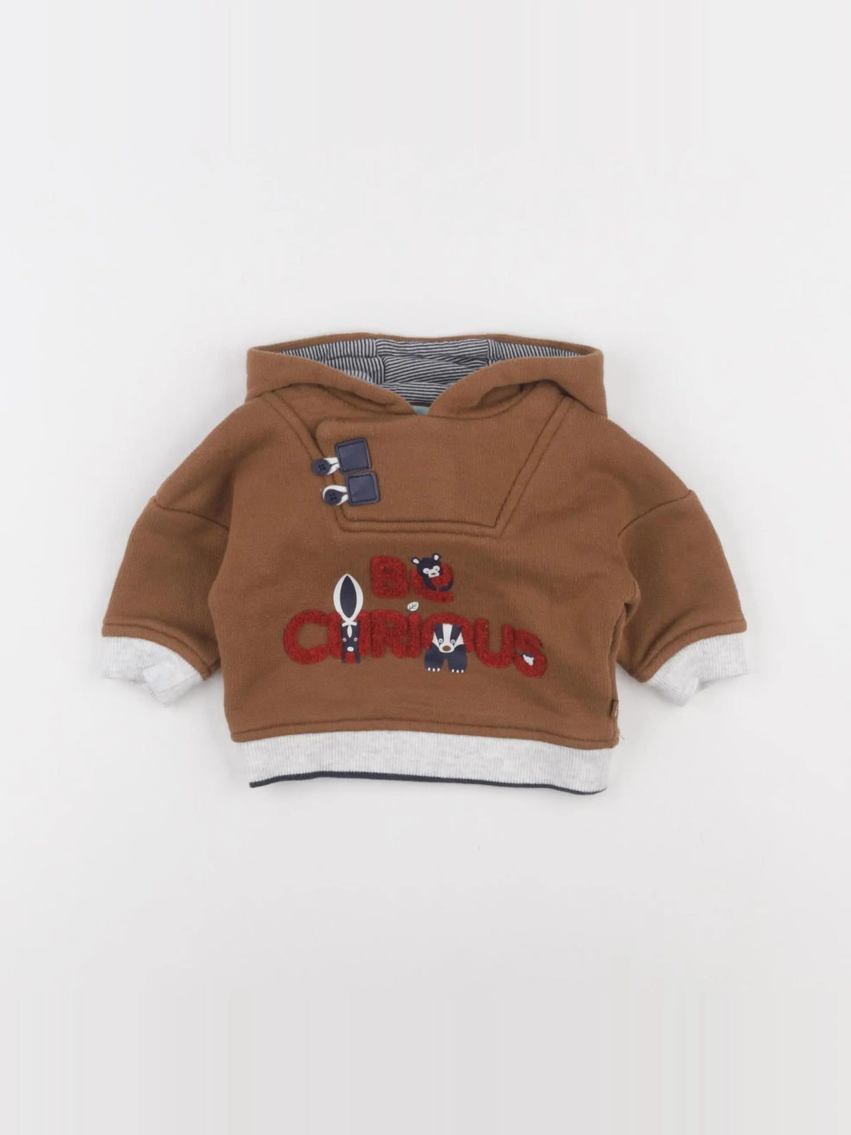 Obaïbi - sweat marron - 3 mois
