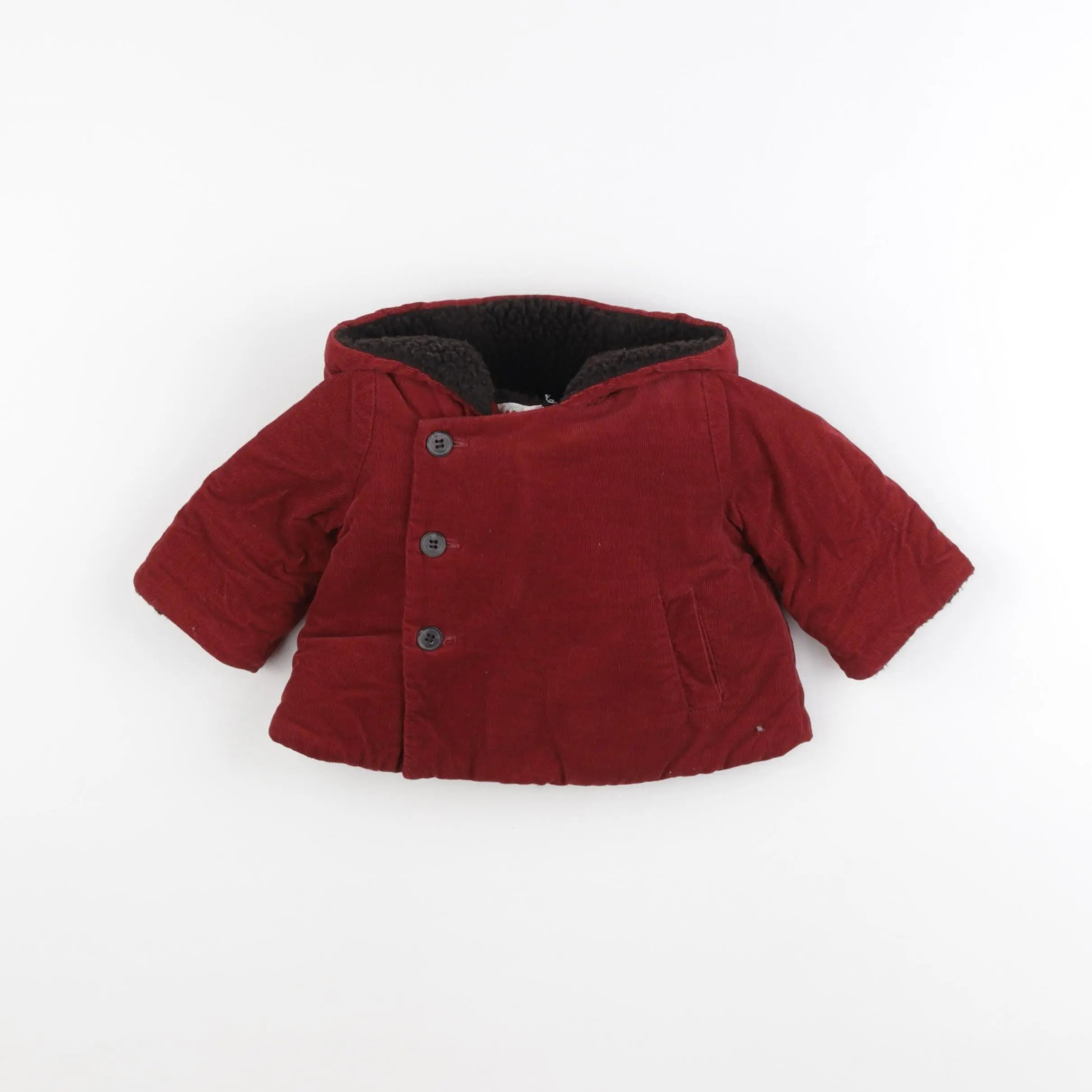 Bonpoint - manteau rouge - 6 mois