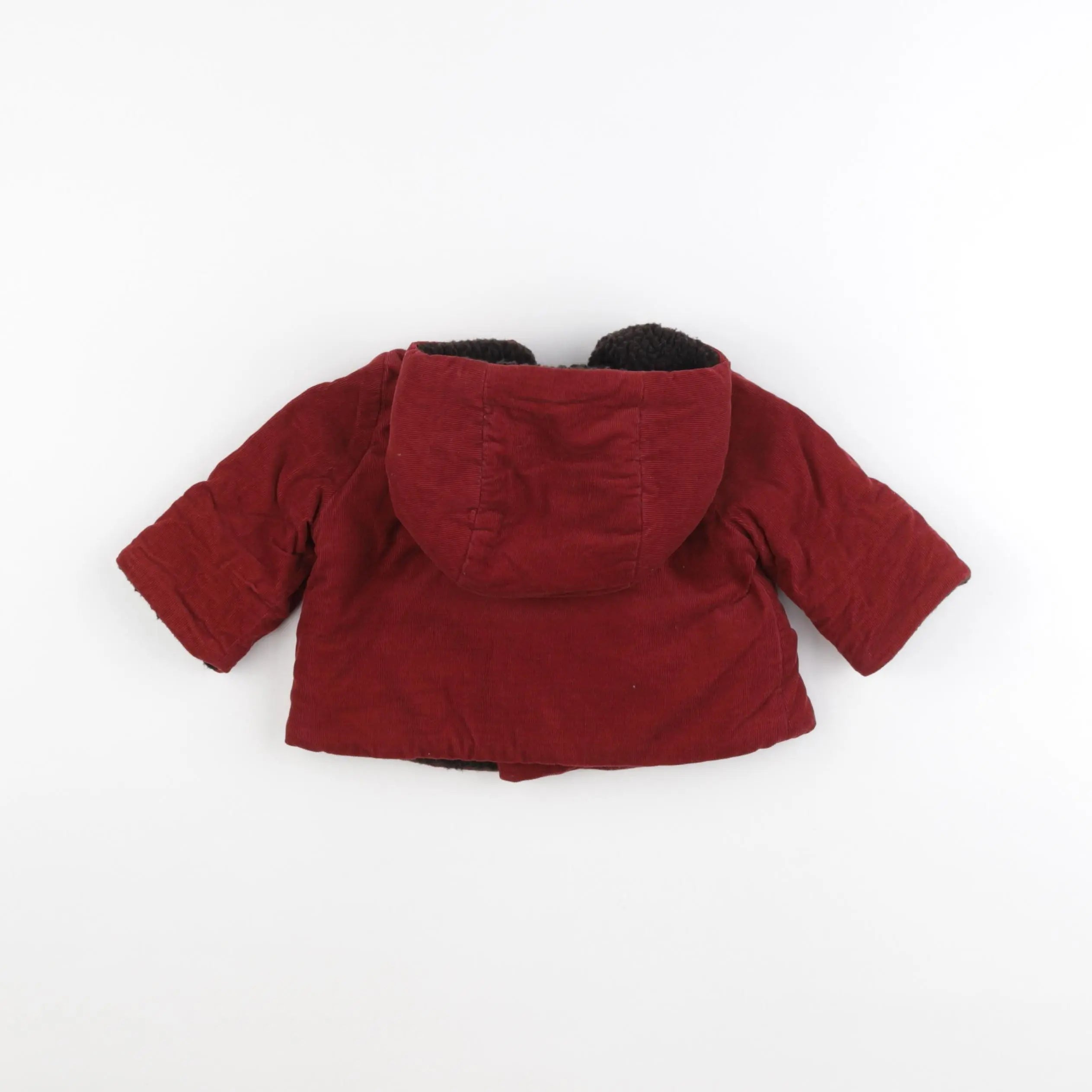 Bonpoint - manteau rouge - 6 mois