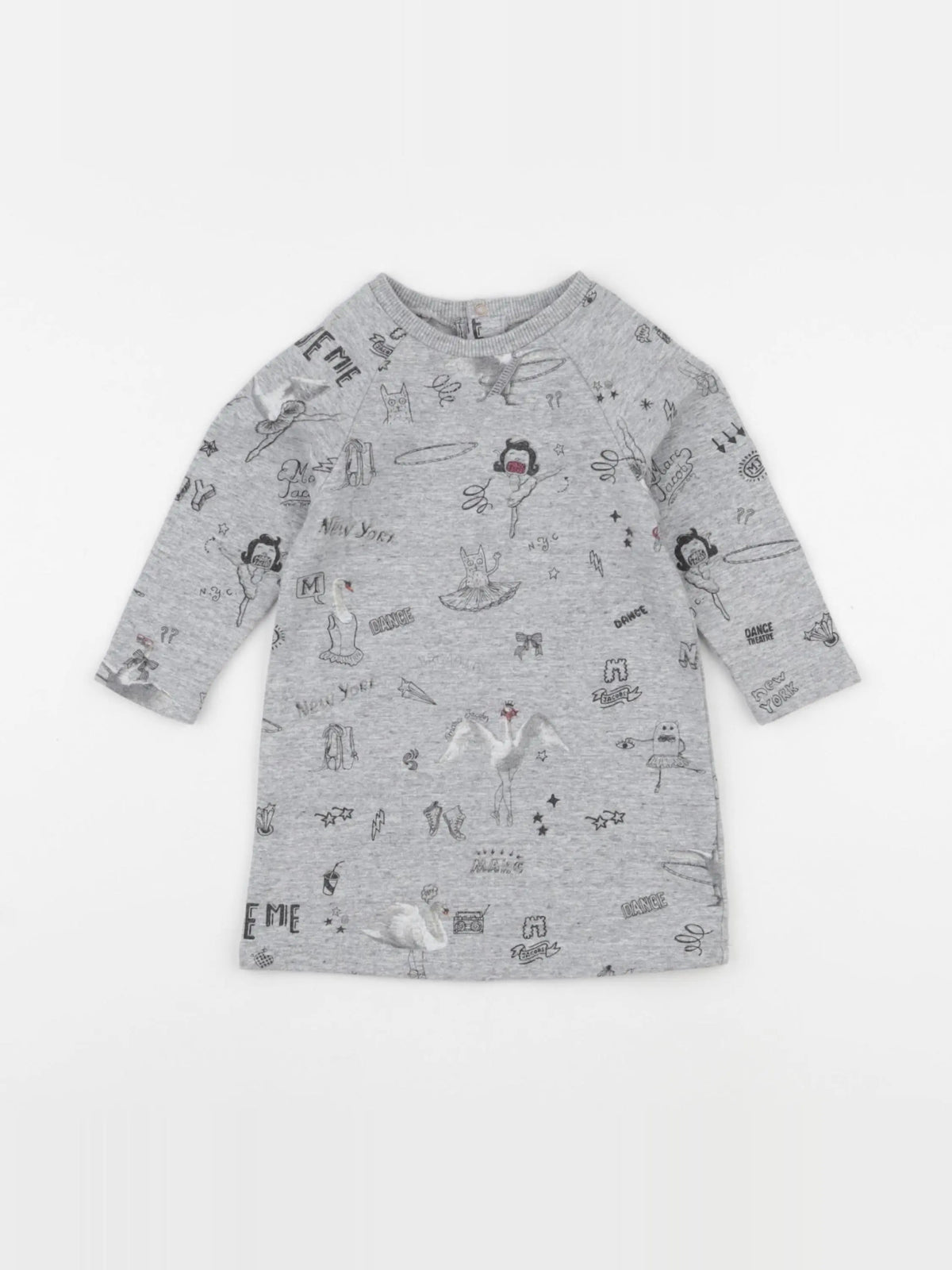 Little marc jacobs - robe gris - 12 mois
