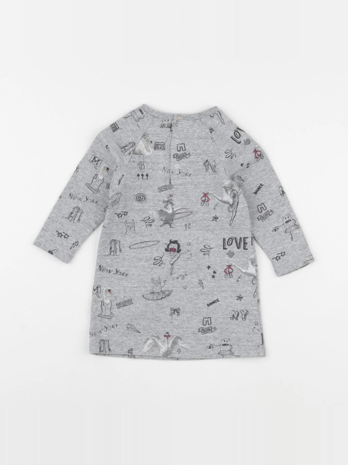 Little marc jacobs - robe gris - 12 mois