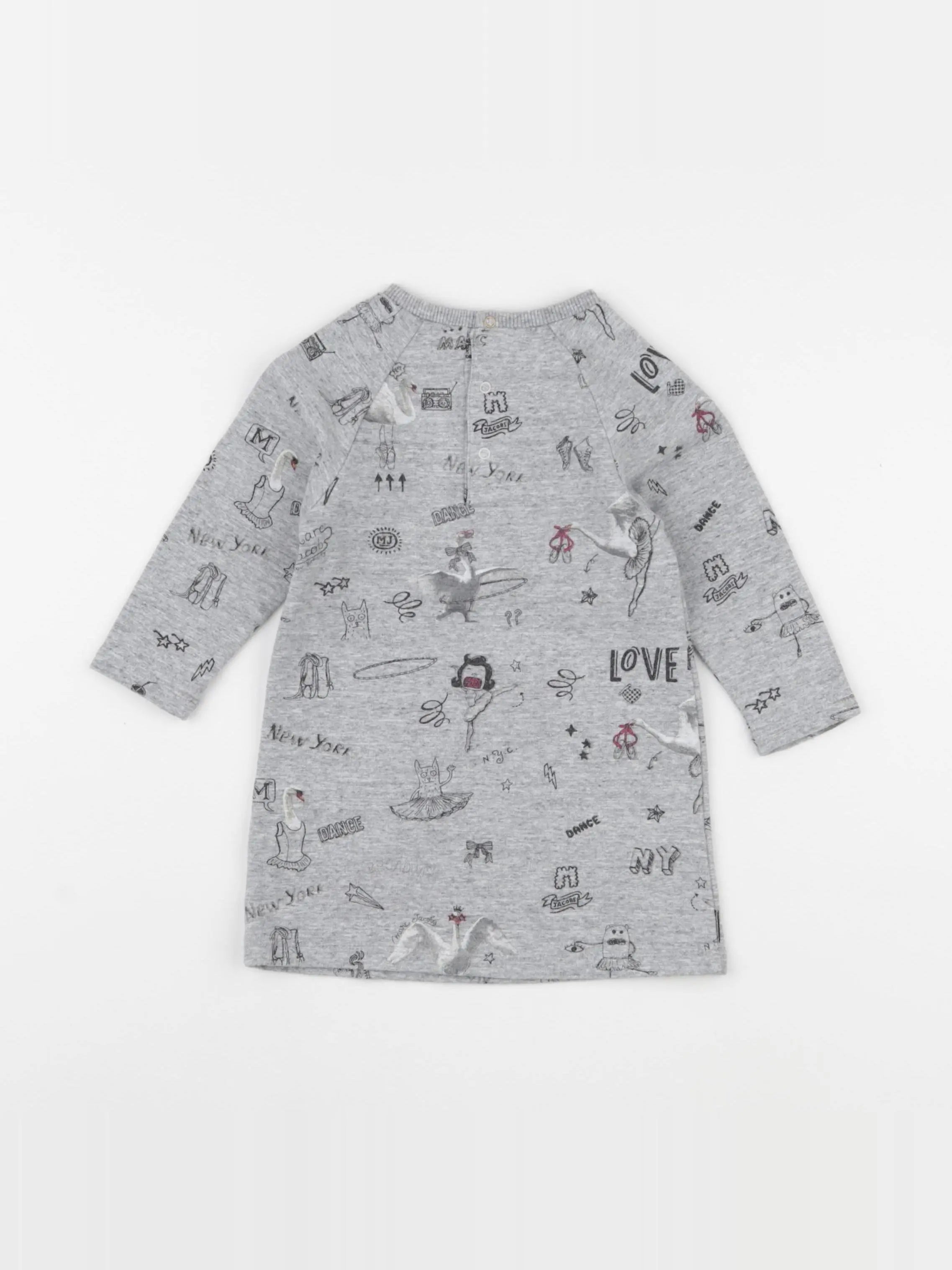 Little marc jacobs - robe gris - 12 mois