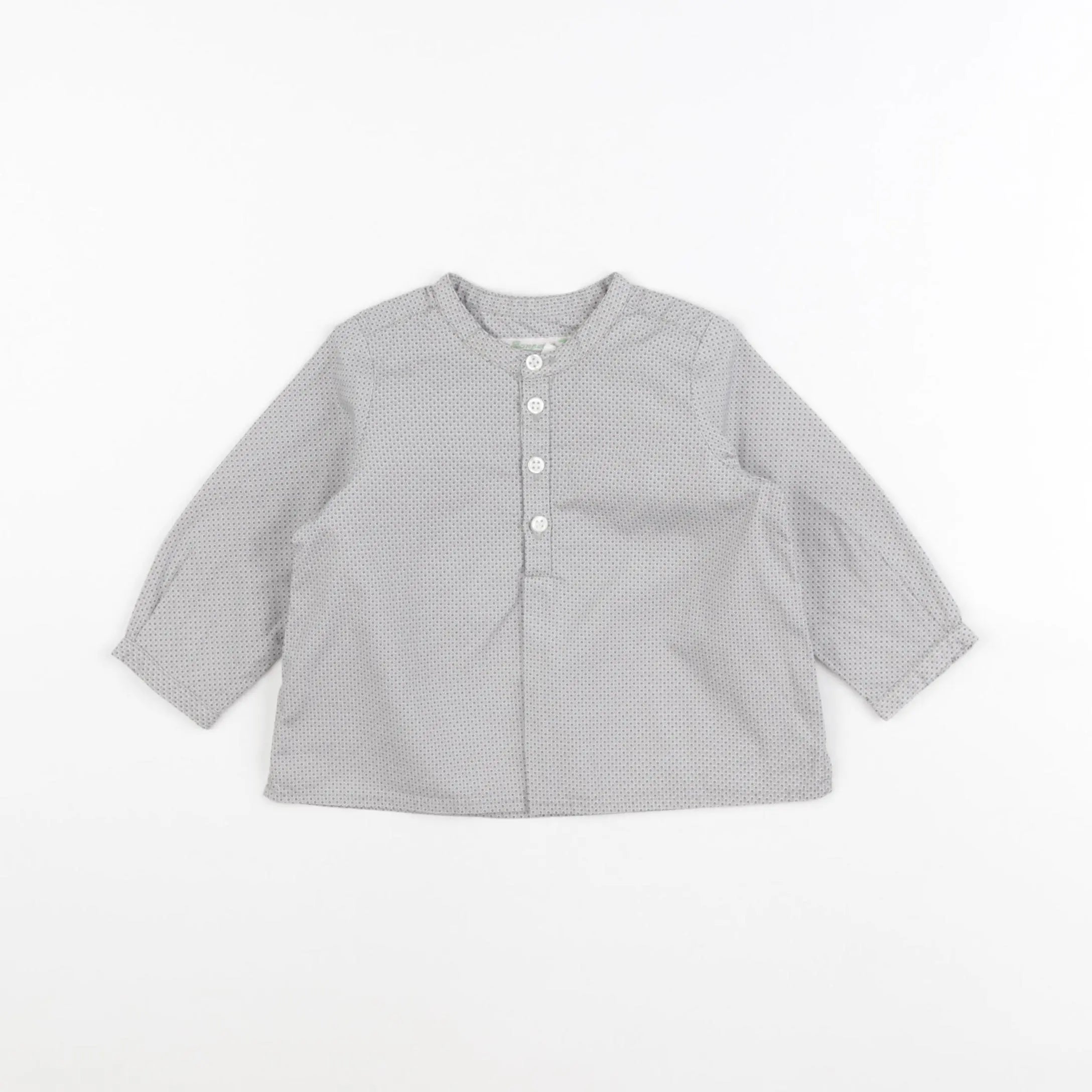 Bonpoint - blouse gris - 6 mois