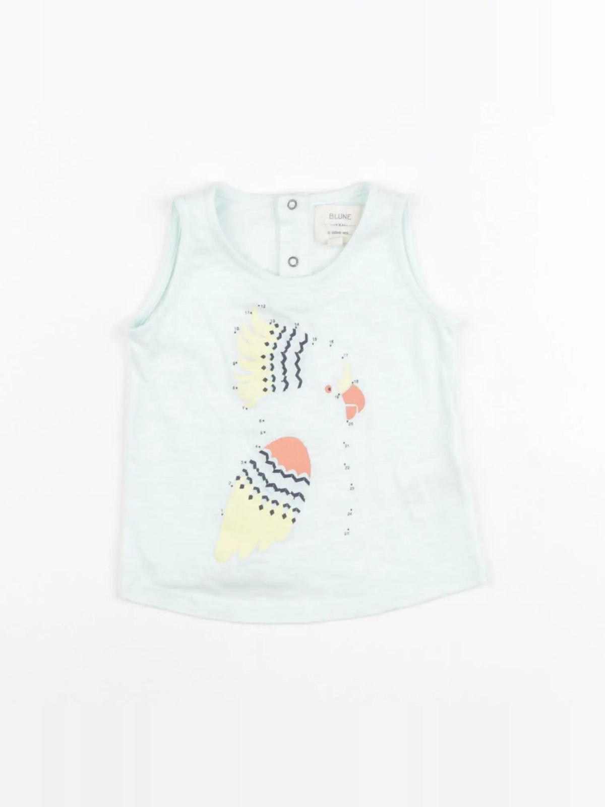 Blune - débardeur bleu - 12 mois