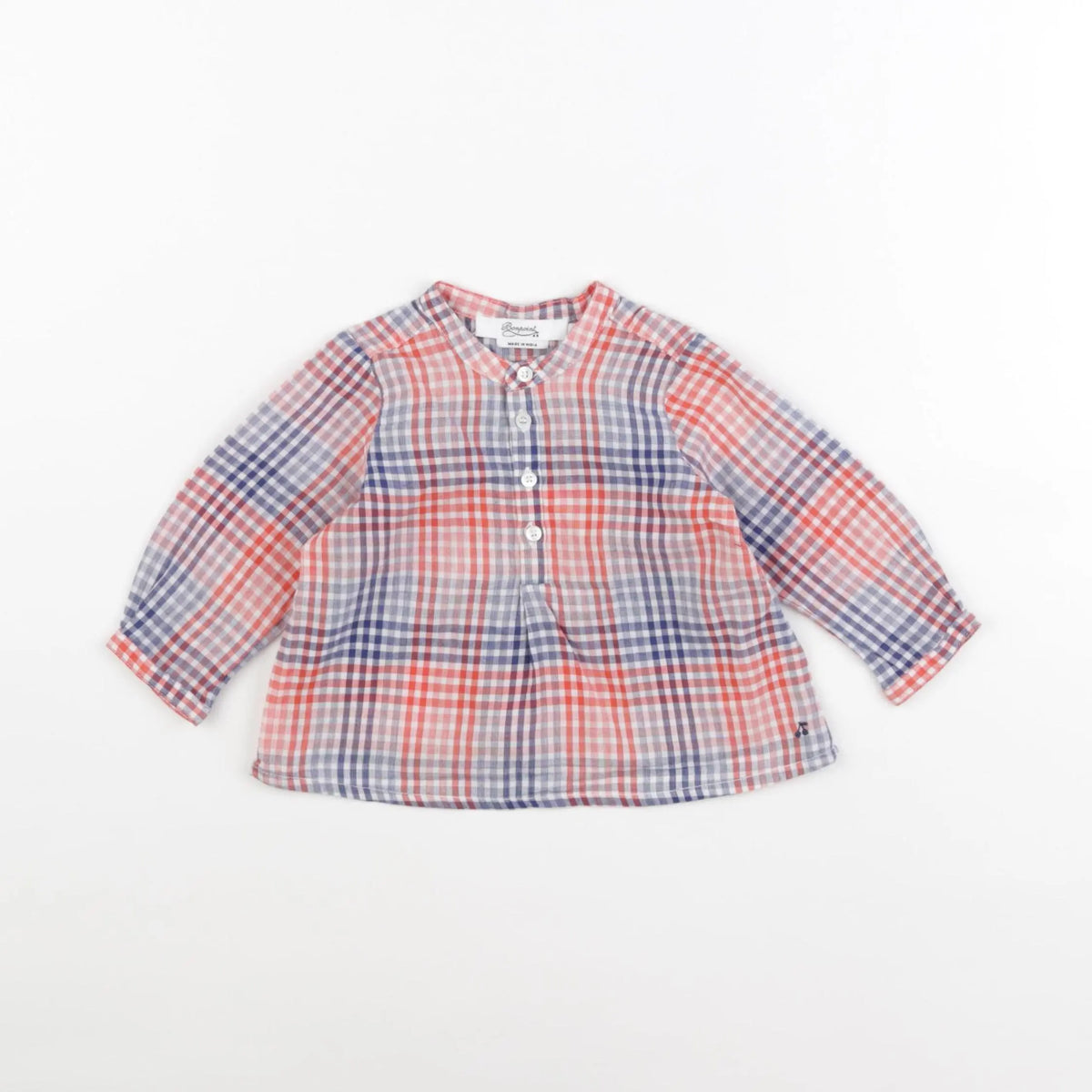 Bonpoint - chemise multicolore - 6 mois
