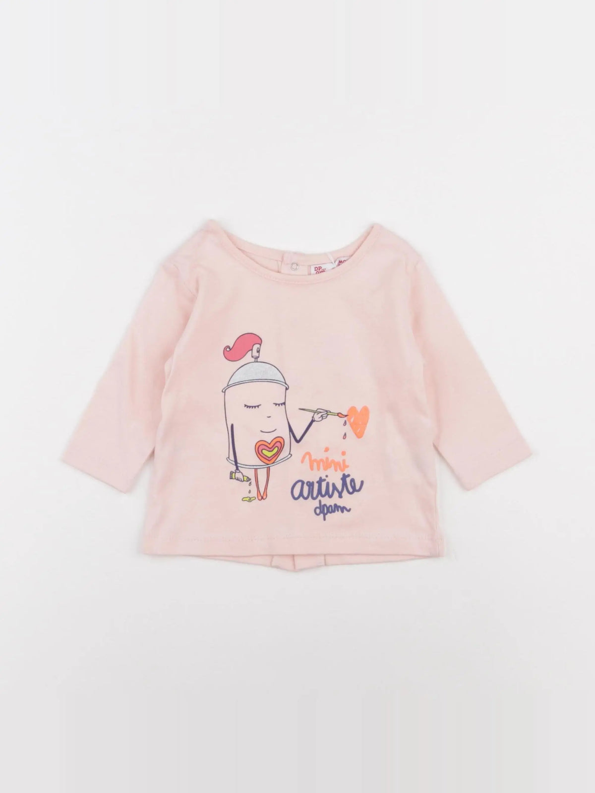 DPAM - tee-shirt multicolore - 3 mois