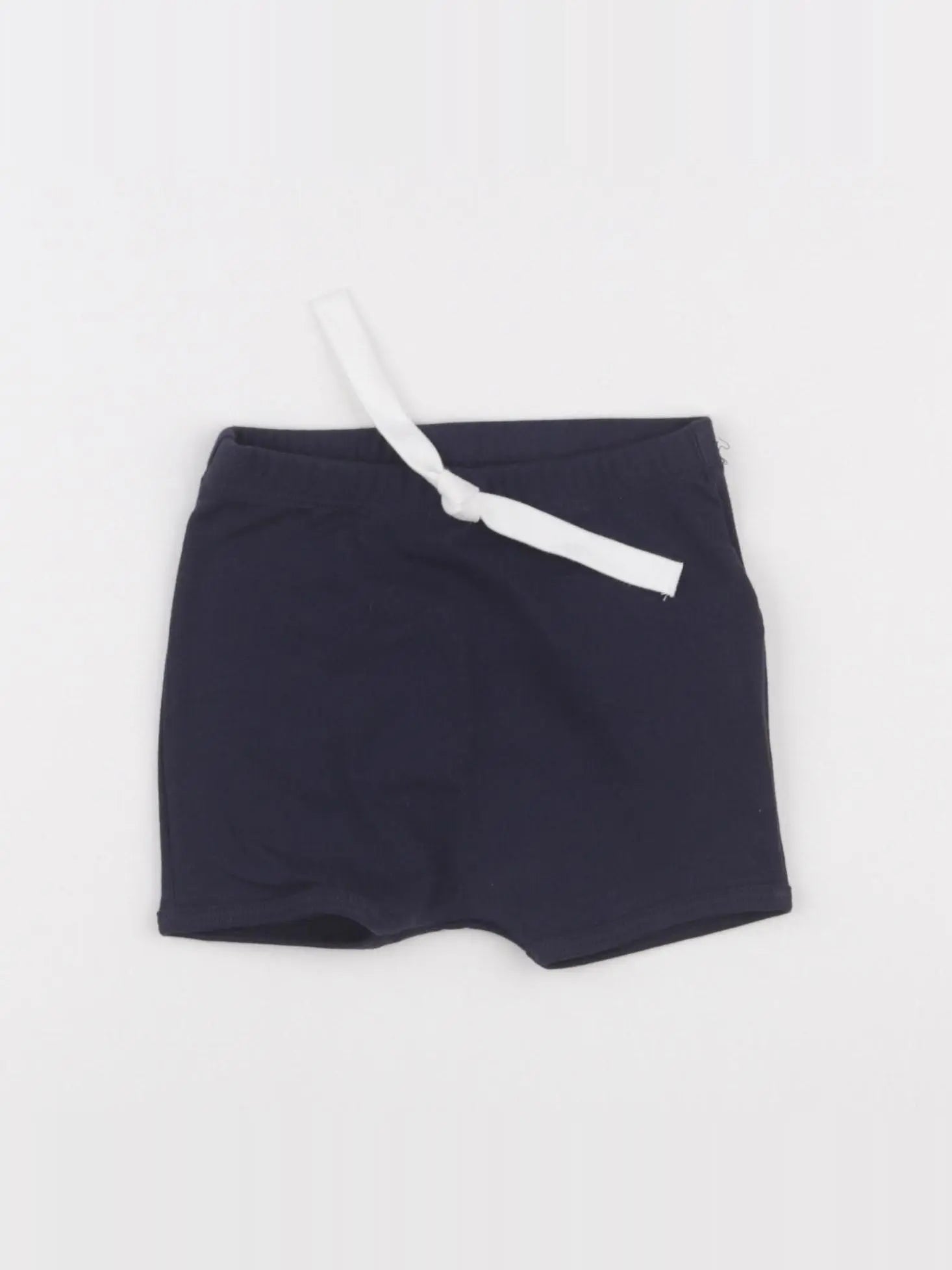 Petit Bateau - short bleu - 6 mois