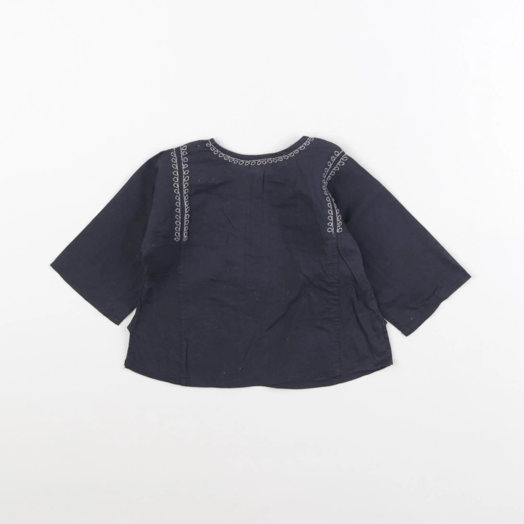 Bonpoint - blouse gris - 6 mois