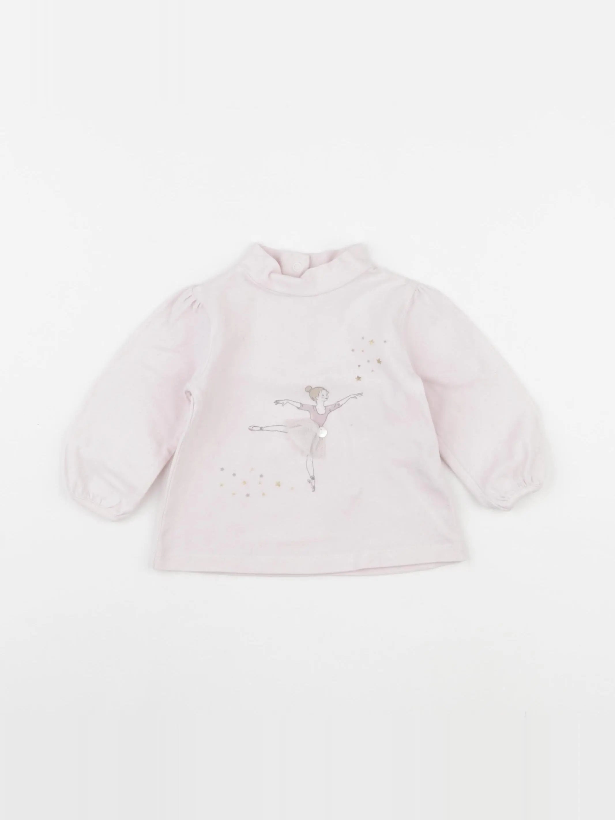 Tartine & Chocolat - tee-shirt rose - 6 mois