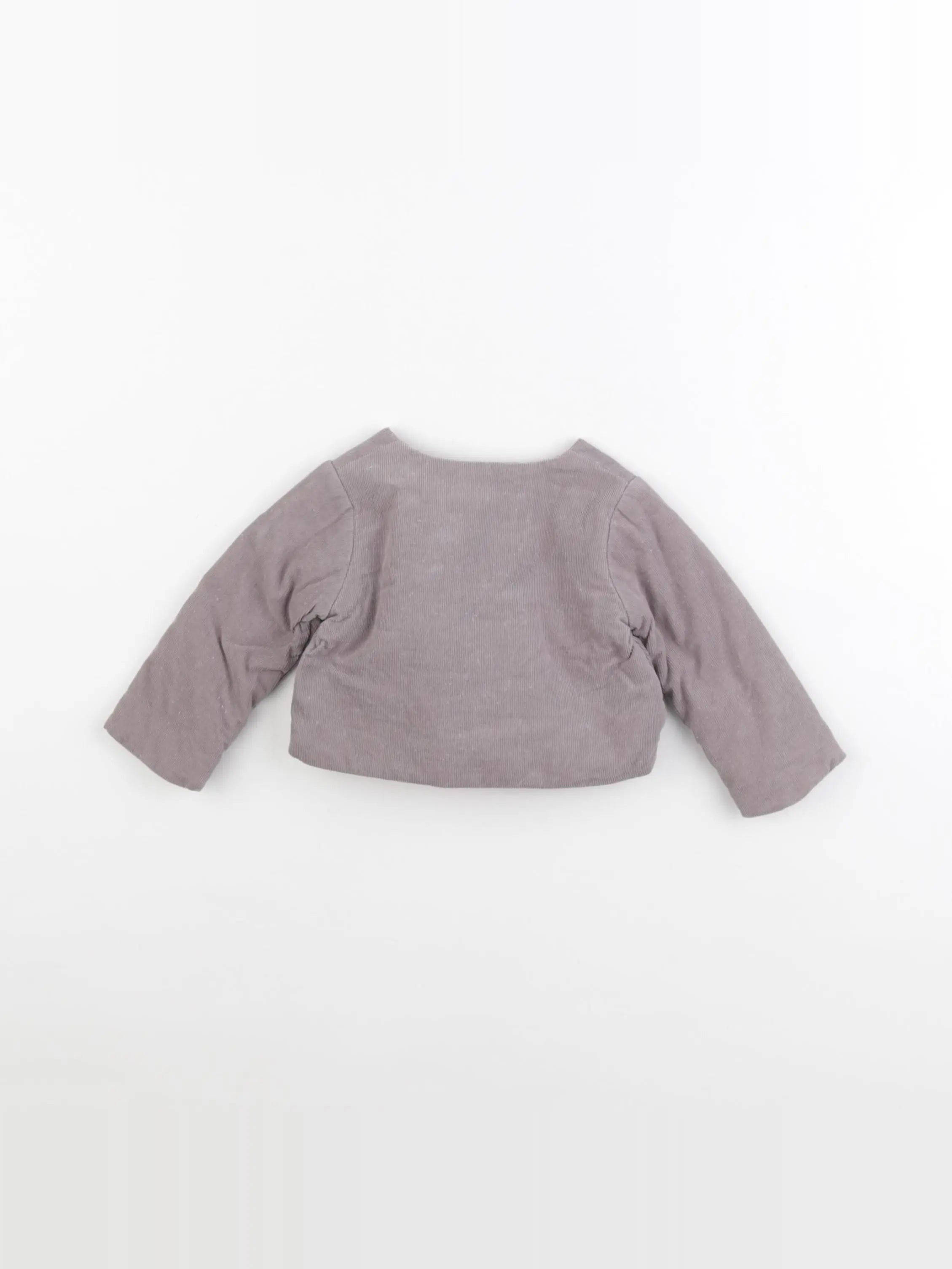 Tartine & Chocolat - veste doublé gris - 3 mois