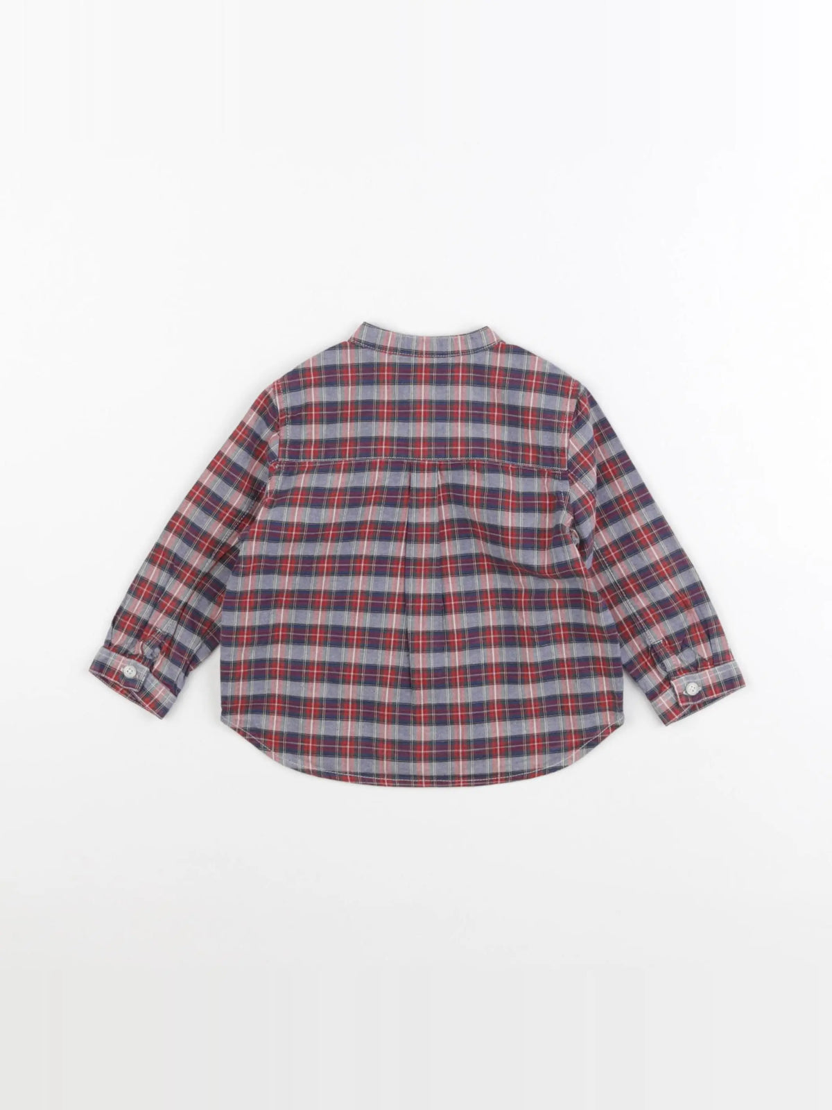 Tartine & Chocolat - chemise rouge, bleu - 1 an