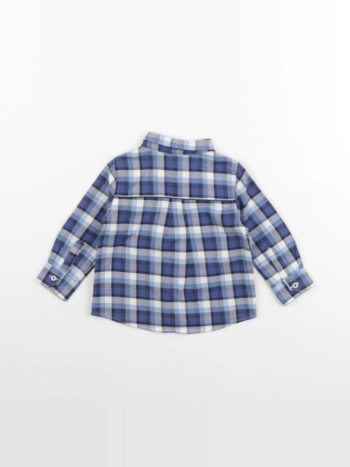 Tartine & Chocolat - chemise bleu - 6 mois