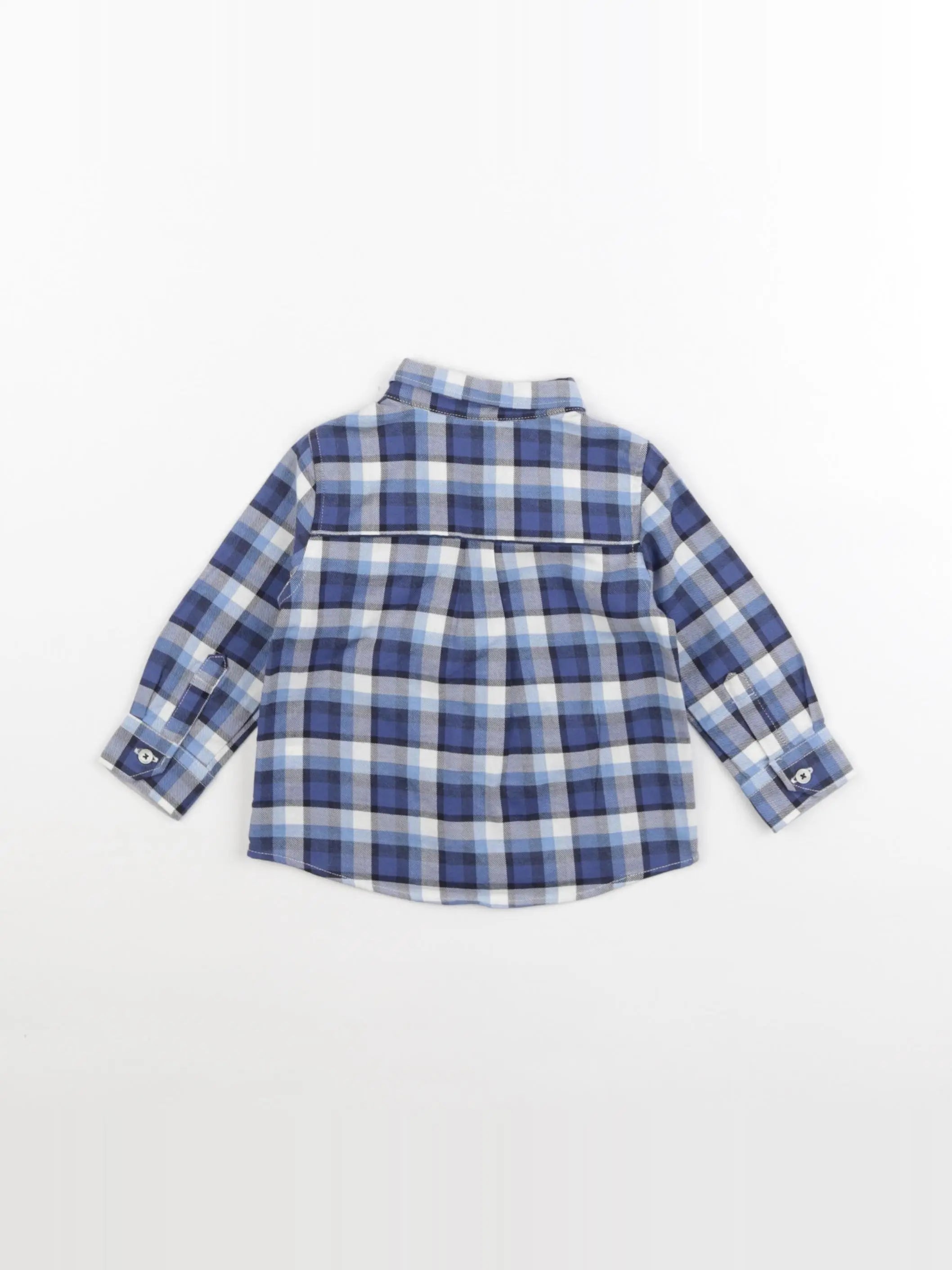 Tartine & Chocolat - chemise bleu - 6 mois