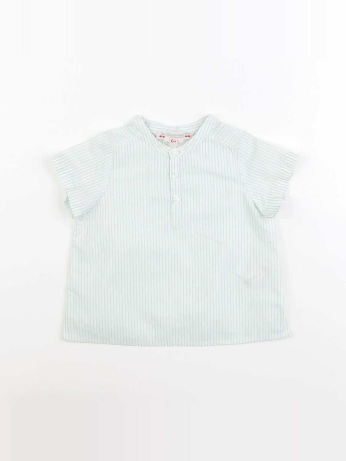 Bonpoint - chemise vert - 6 mois