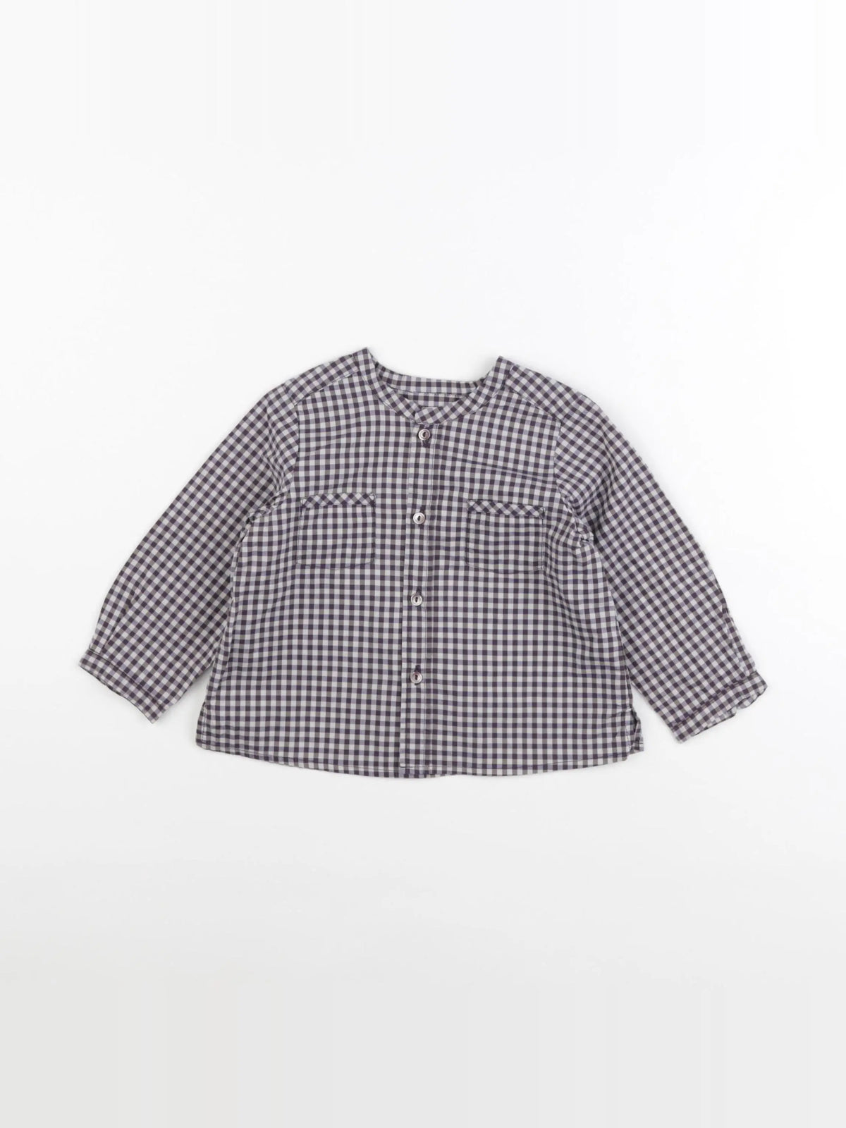 Bonpoint - chemise violet - 12 mois