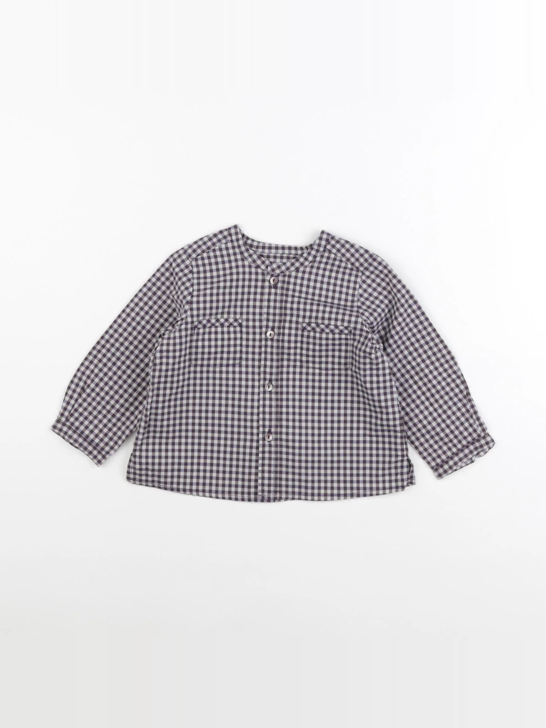 Bonpoint - chemise violet - 12 mois