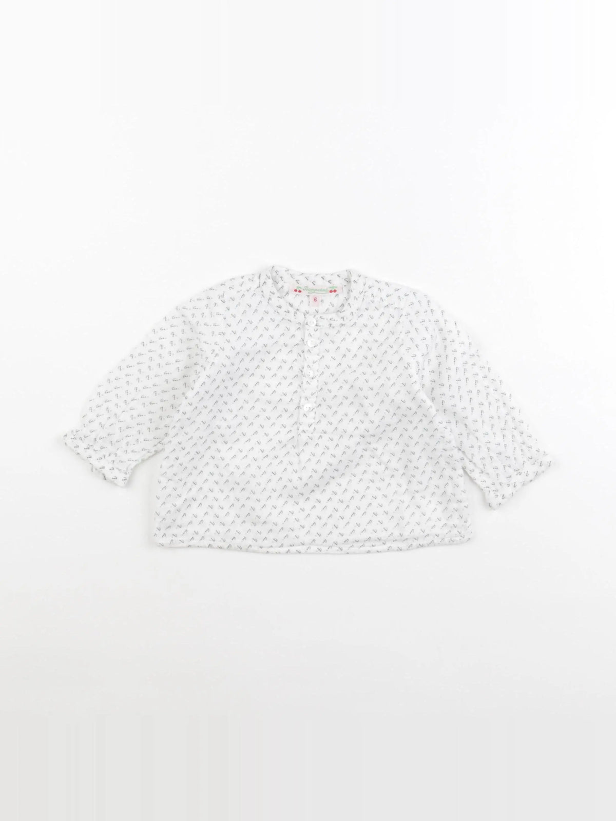 Bonpoint - blouse gris - 6 mois