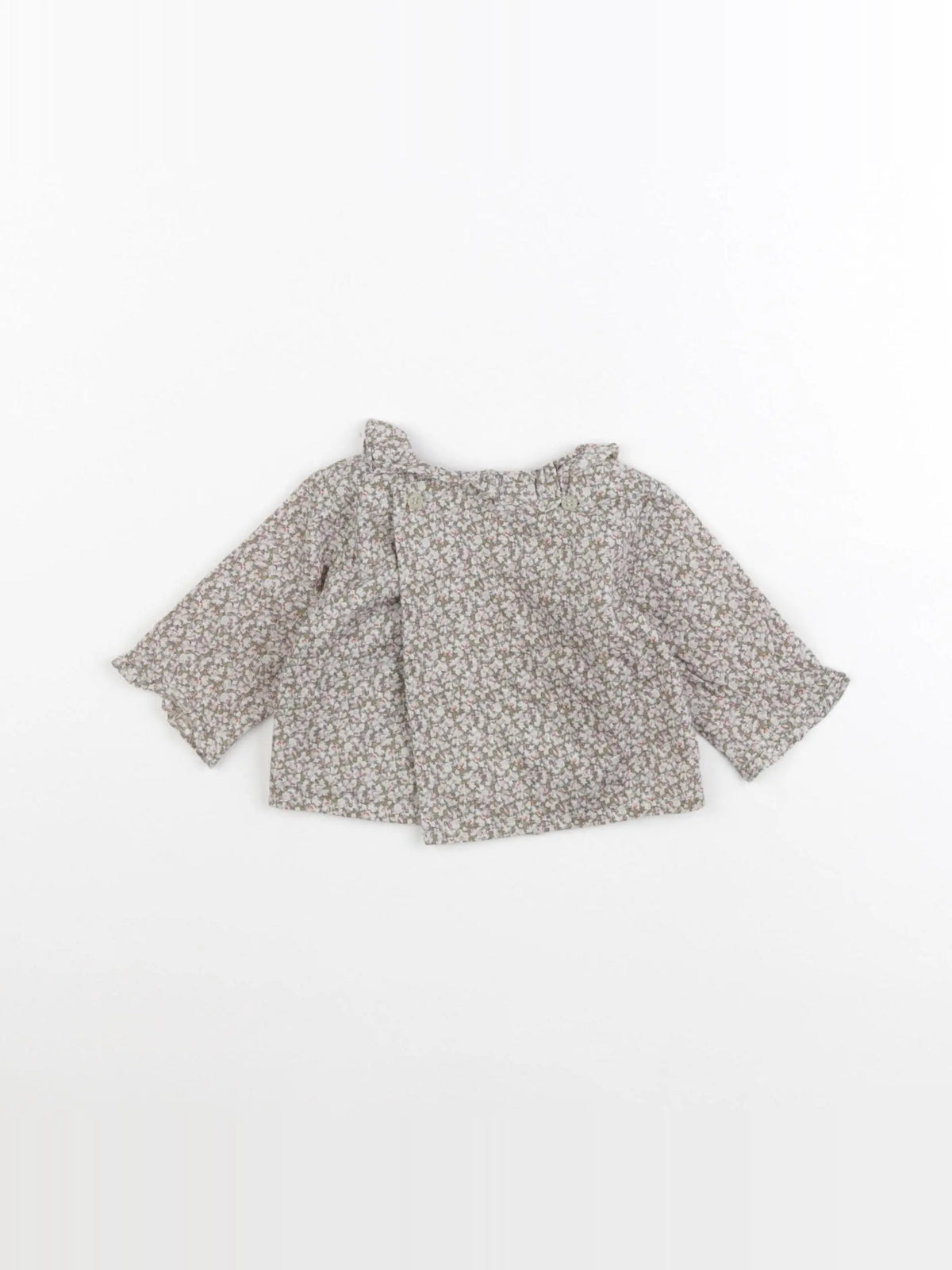 Bonpoint - blouse vert - 1 an