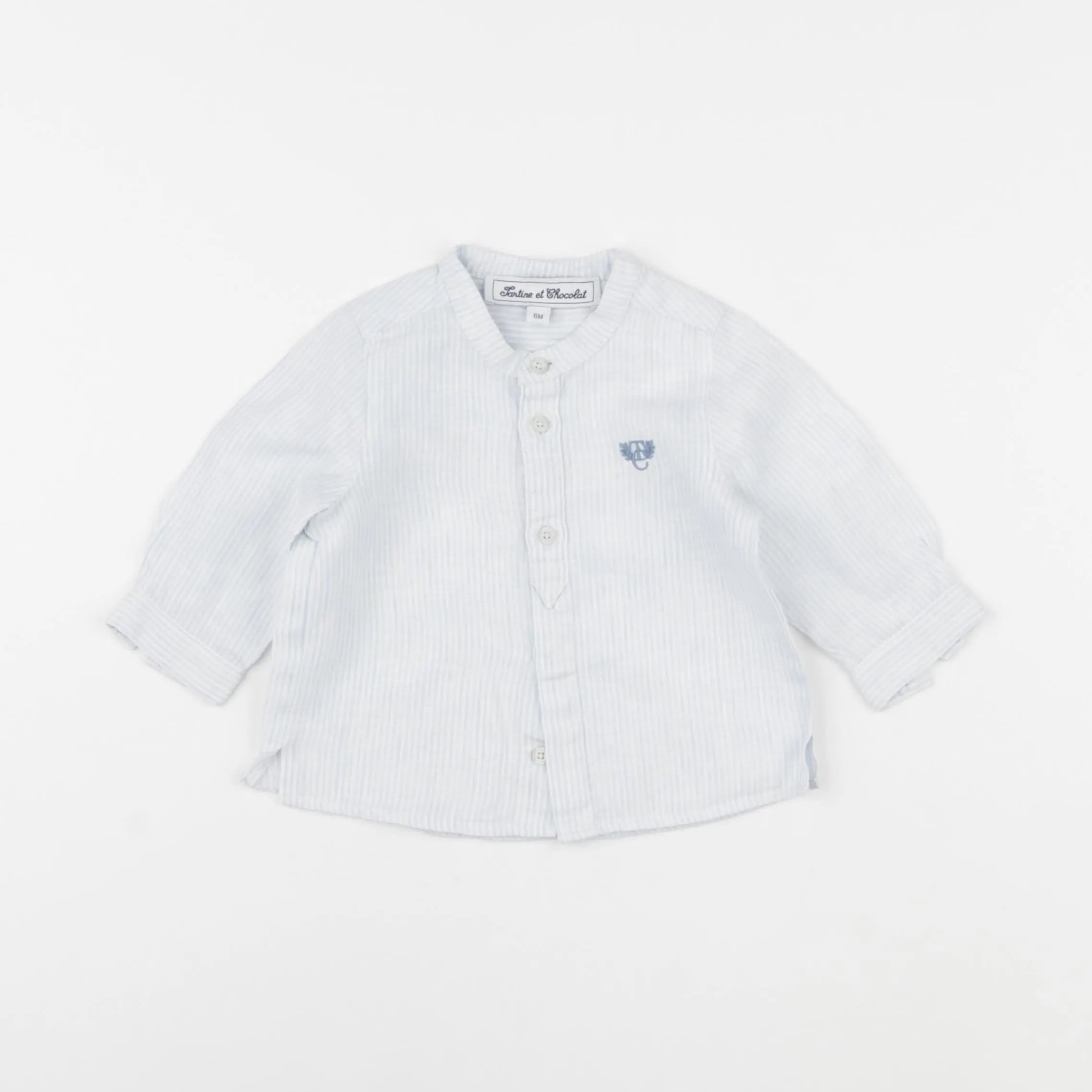 Tartine & Chocolat - blouse bleu - 6 mois