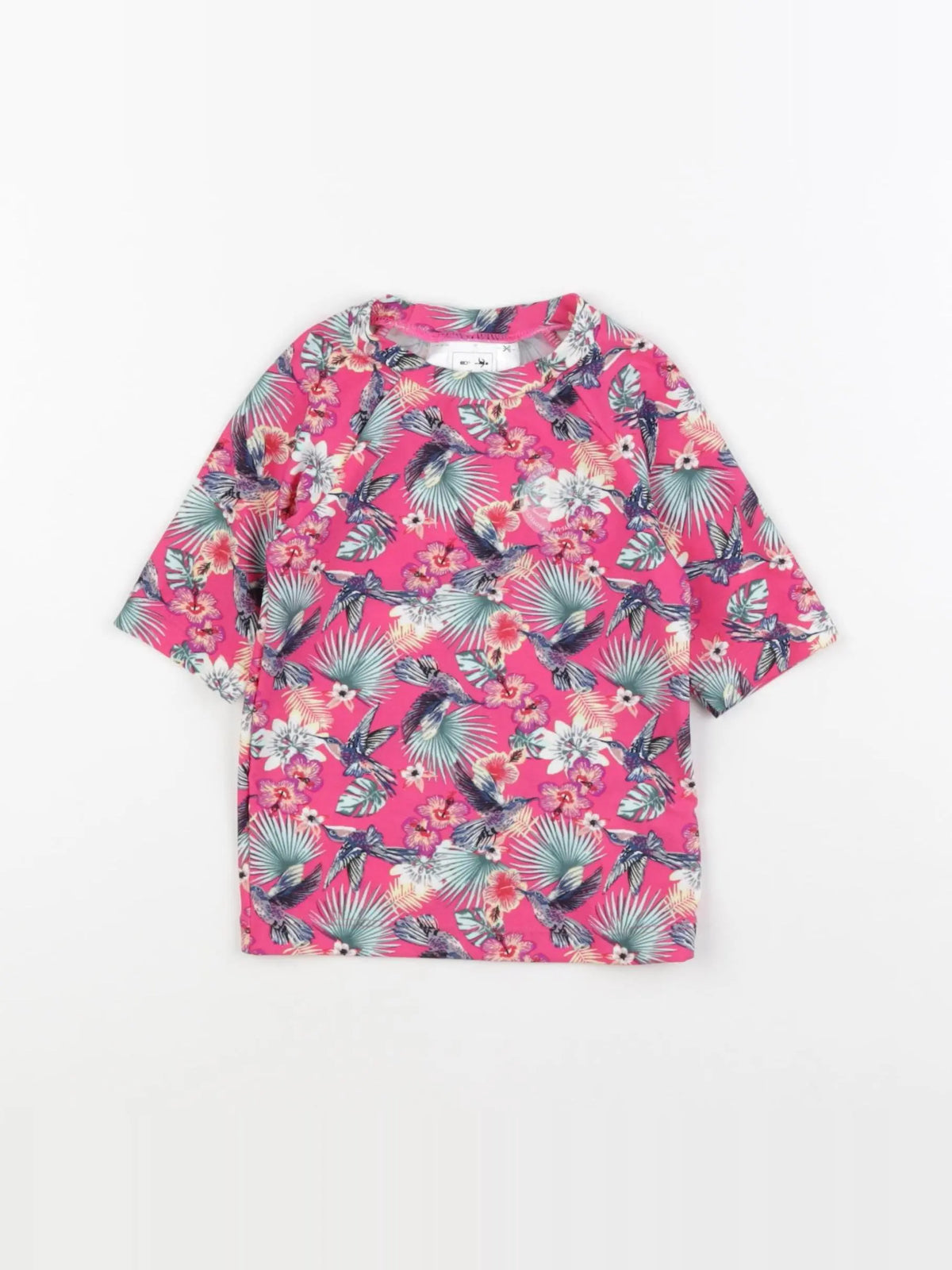 Monoprix - tee-shirt de bain rose - 3/4 ans