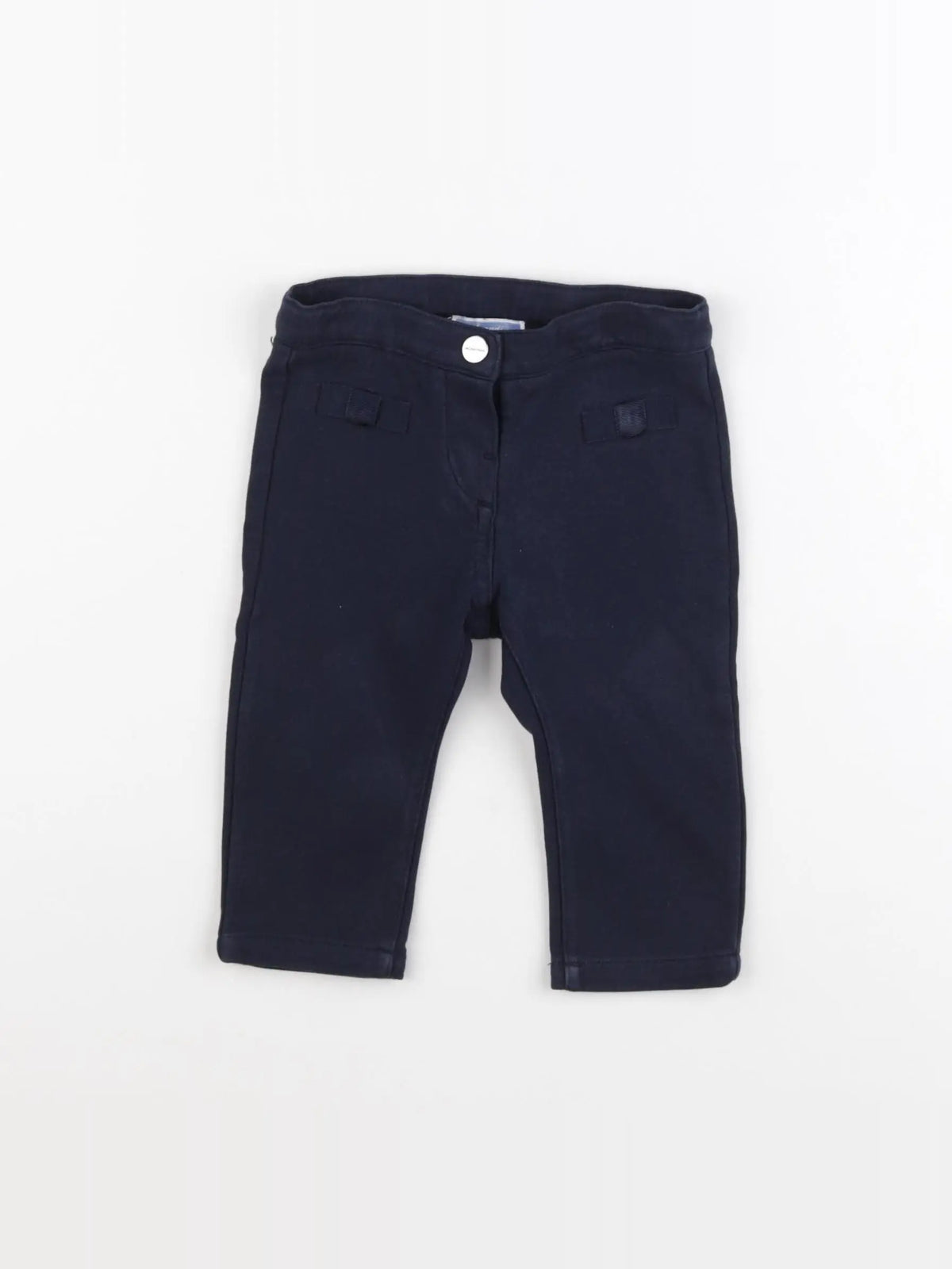 Jacadi - pantalon bleu - 12 mois