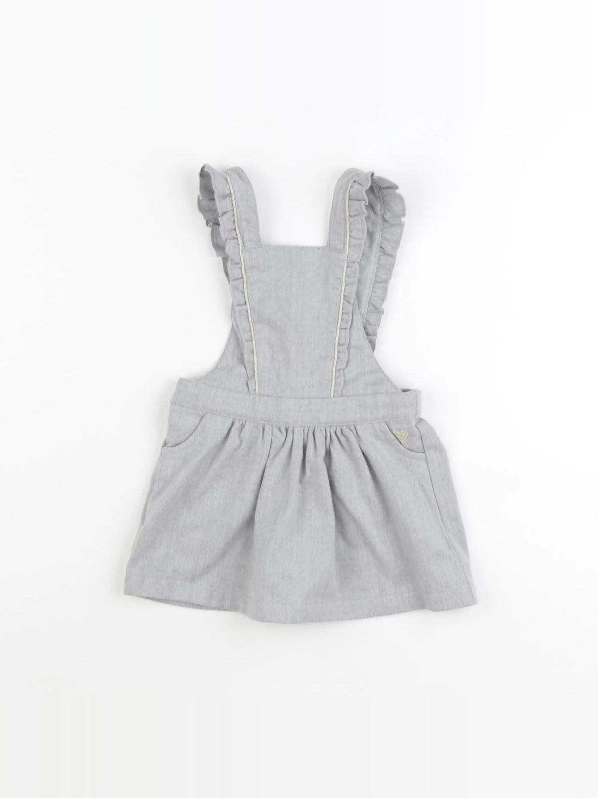 Tape à l'oeil - robe gris - 9 mois