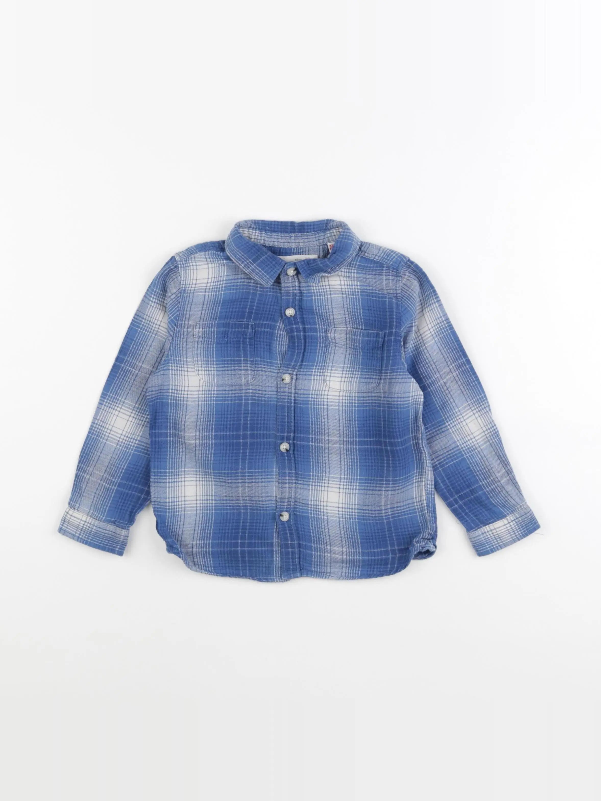 Zara - chemise bleu - 2/3 ans