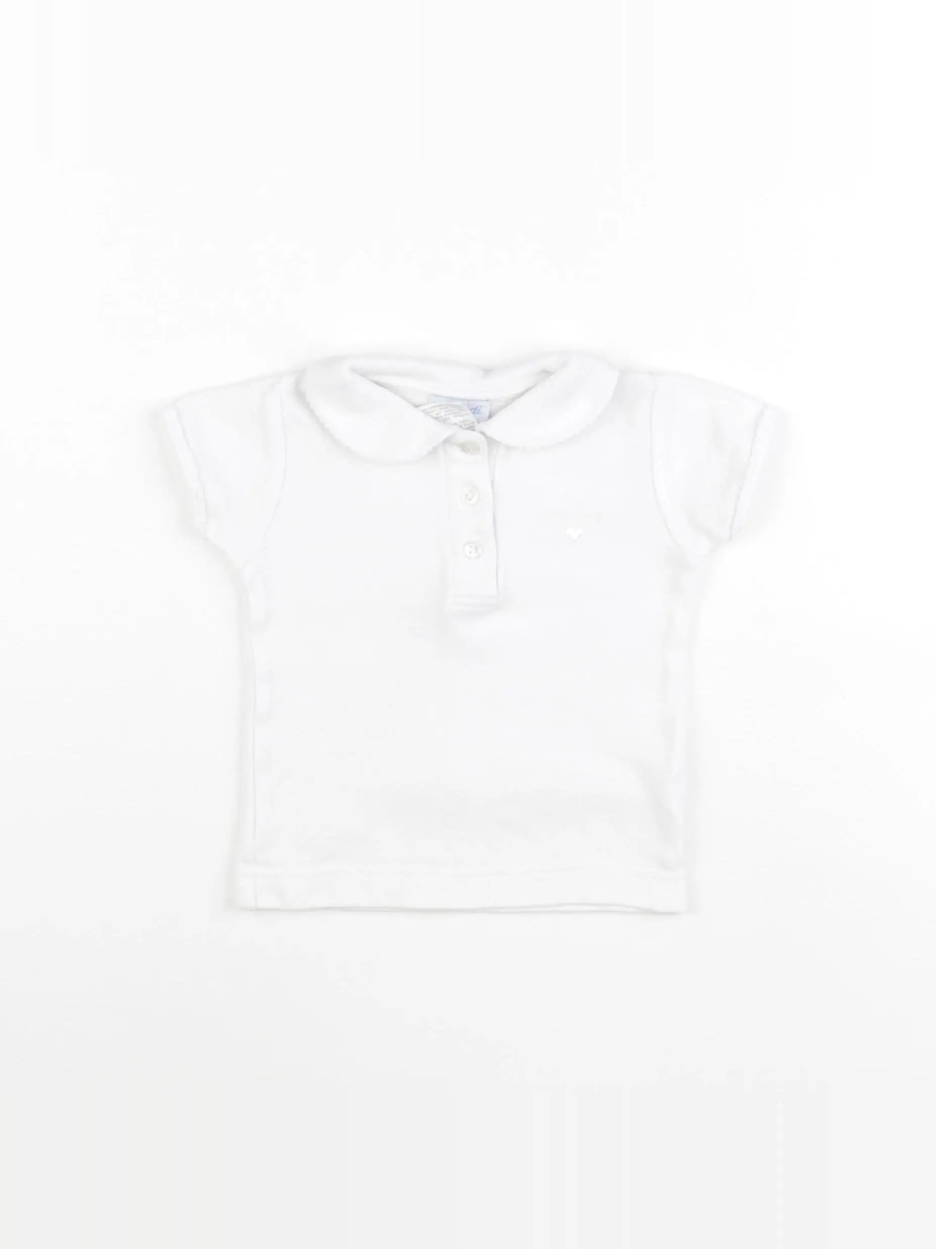 Jacadi - polo blanc - 12 mois