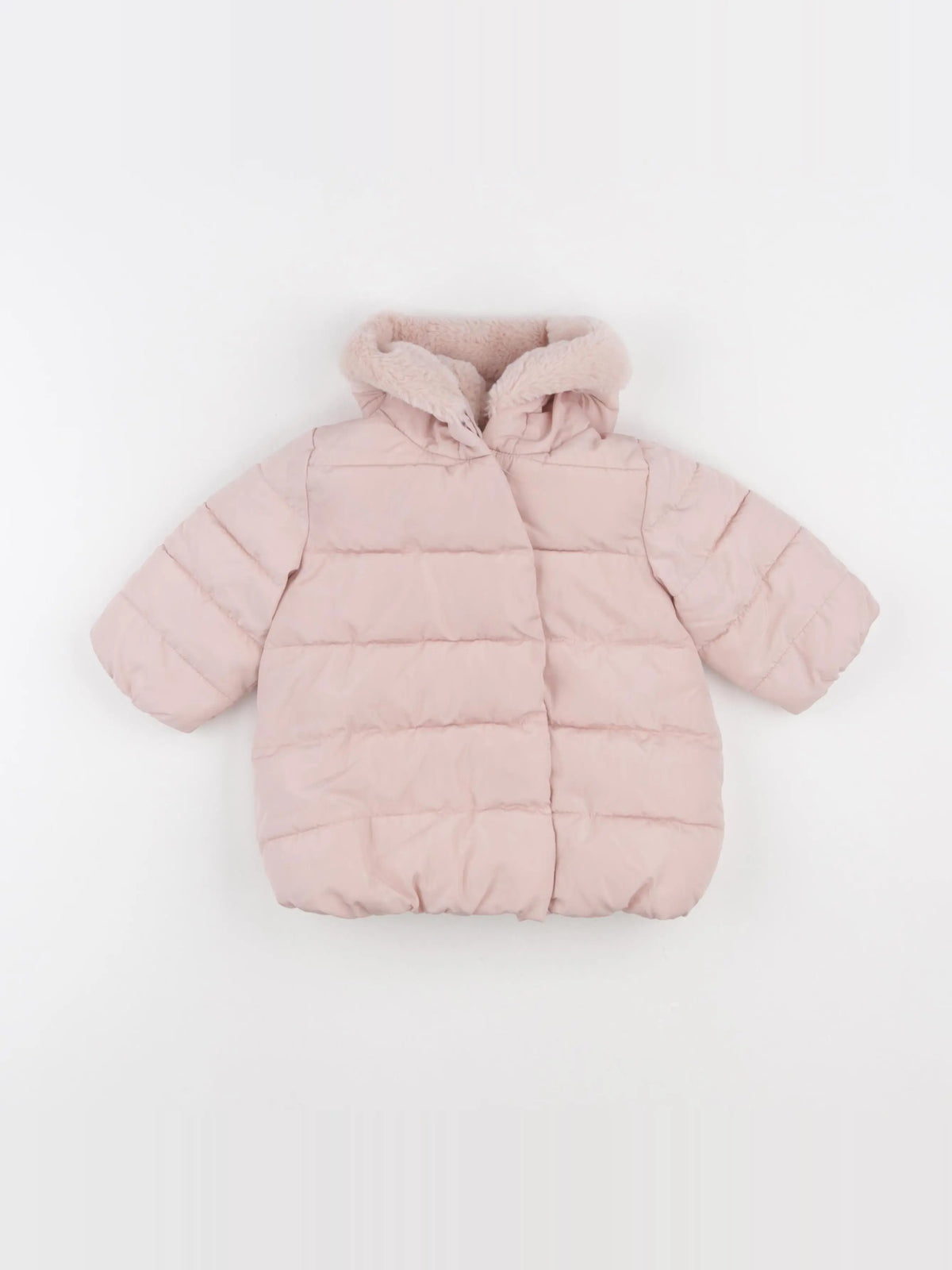 Vertbaudet - doudoune rose - 6 mois