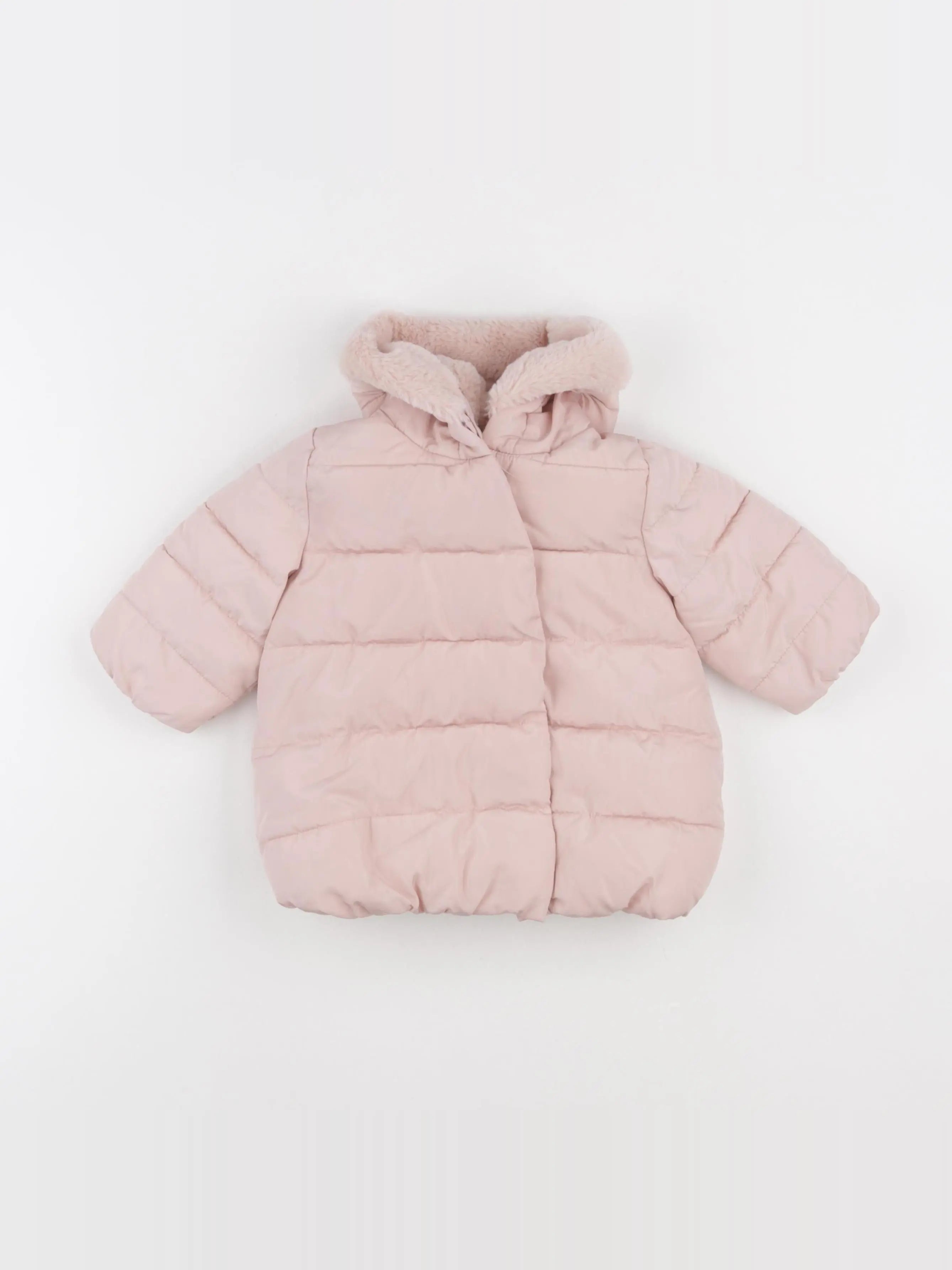 Vertbaudet - doudoune rose - 6 mois