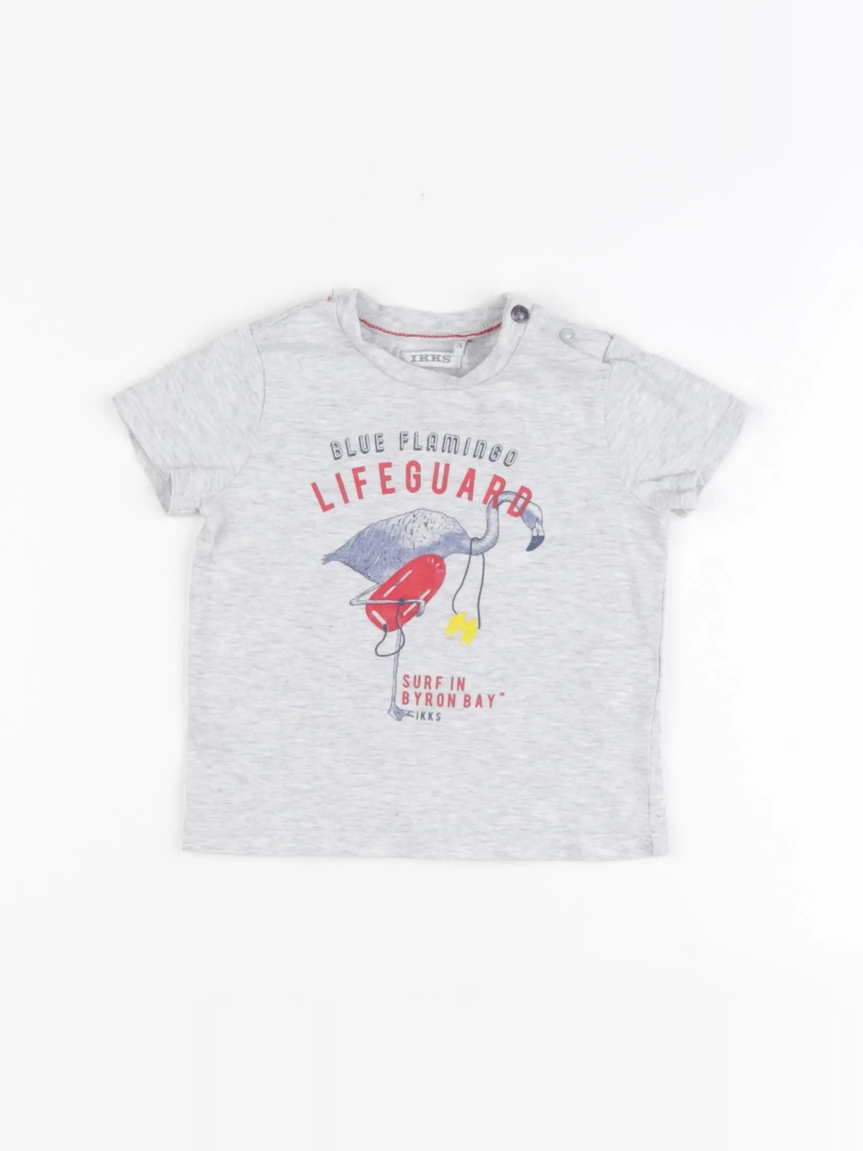 IKKS - tee-shirt gris - 12 mois