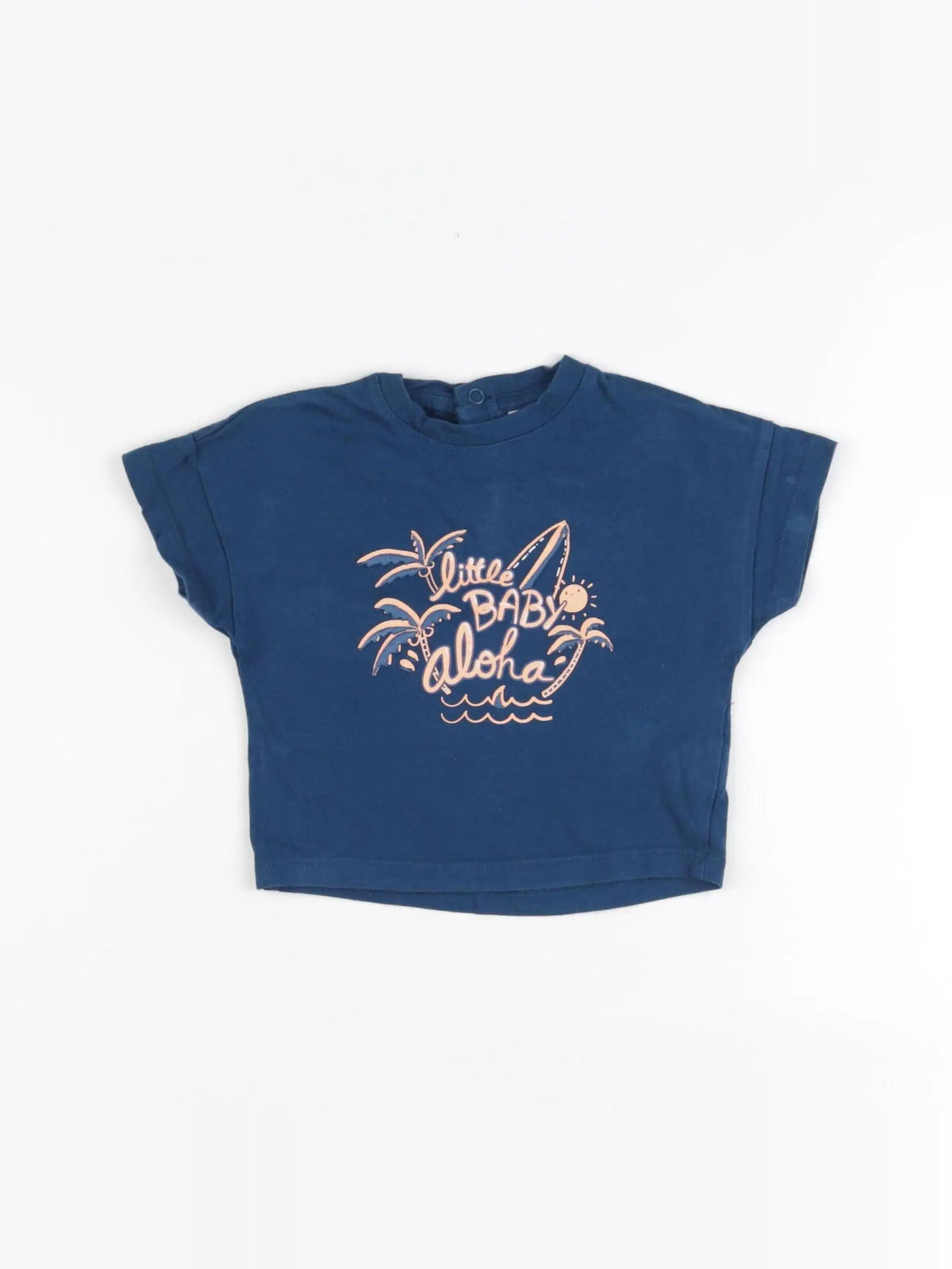 Tape à l'oeil - tee-shirt bleu - 12 mois