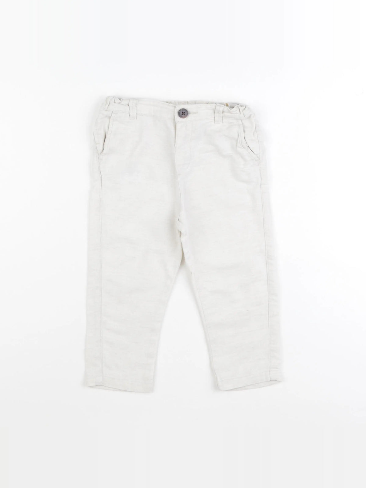 Mango - pantalon blanc - 18/24 mois