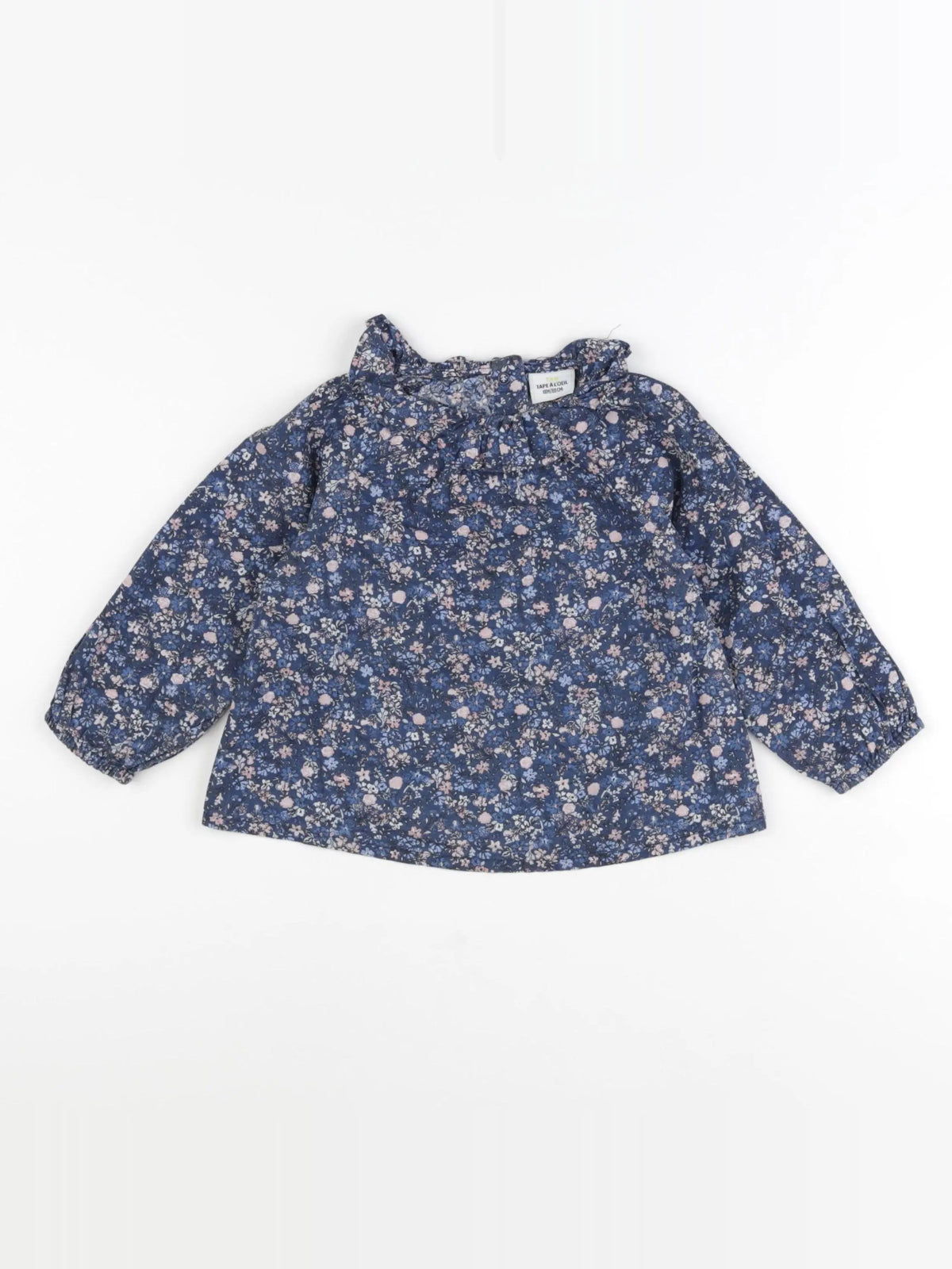 Tape à l'oeil - blouse bleu - 18 mois