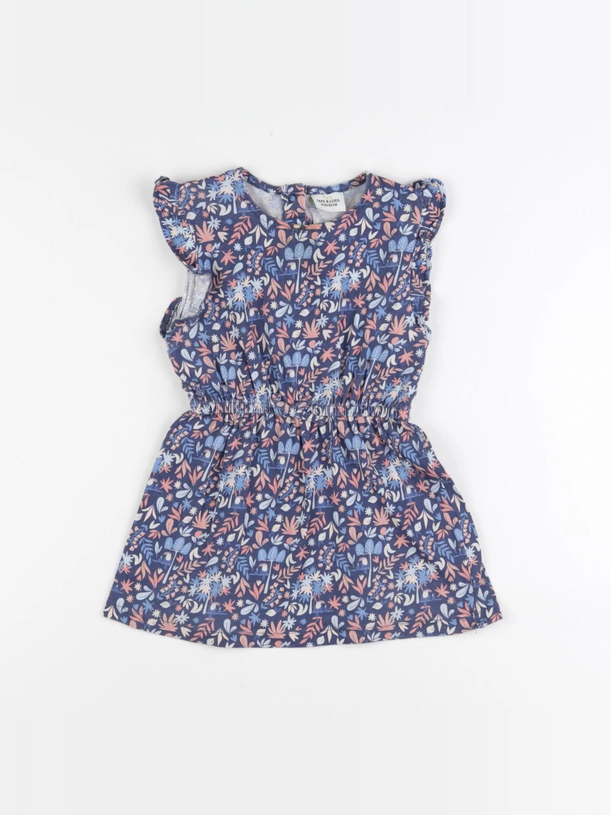 Tape à l'oeil - robe bleu - 18 mois