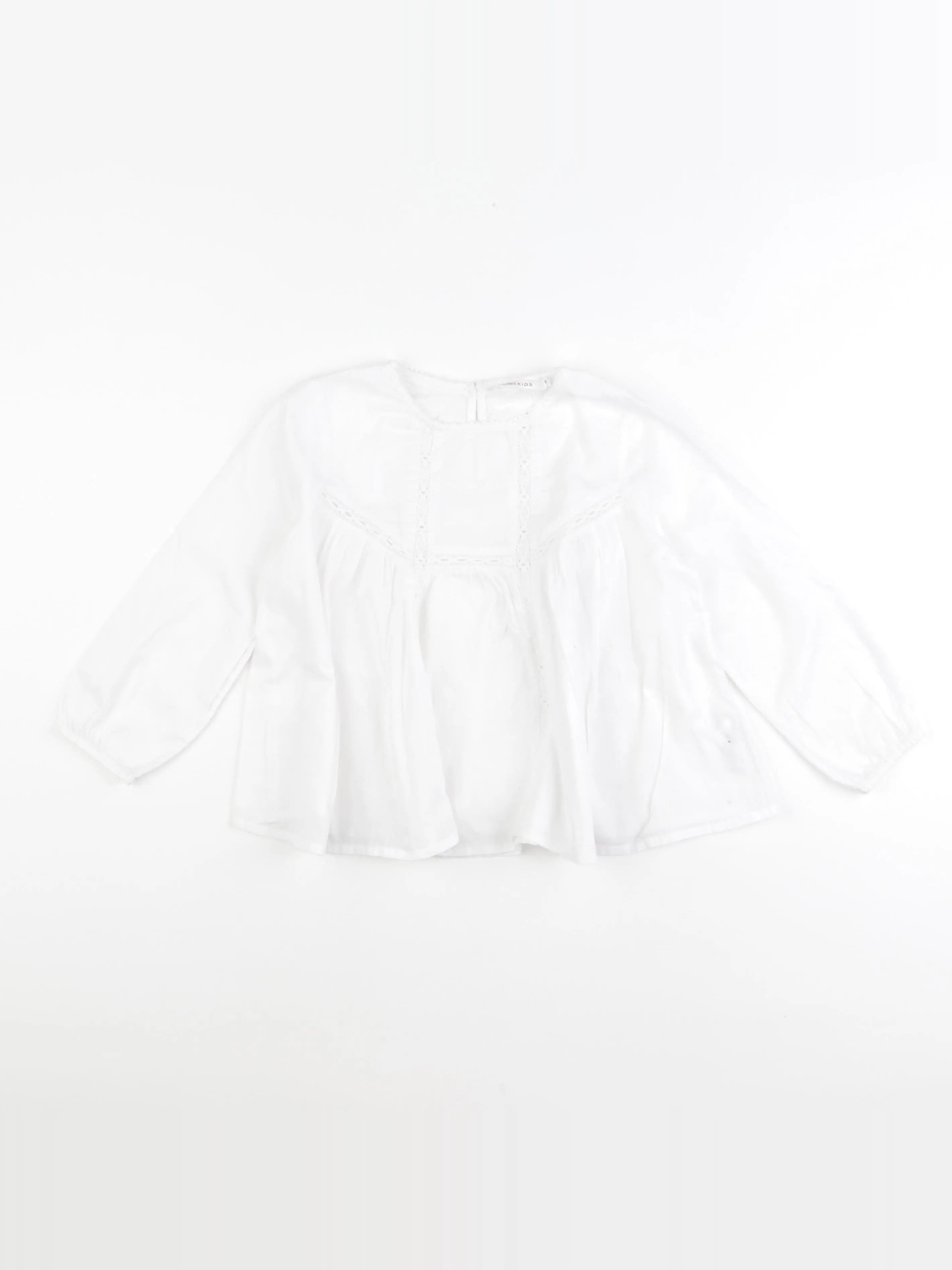 Monoprix - blouse blanc - 5 ans