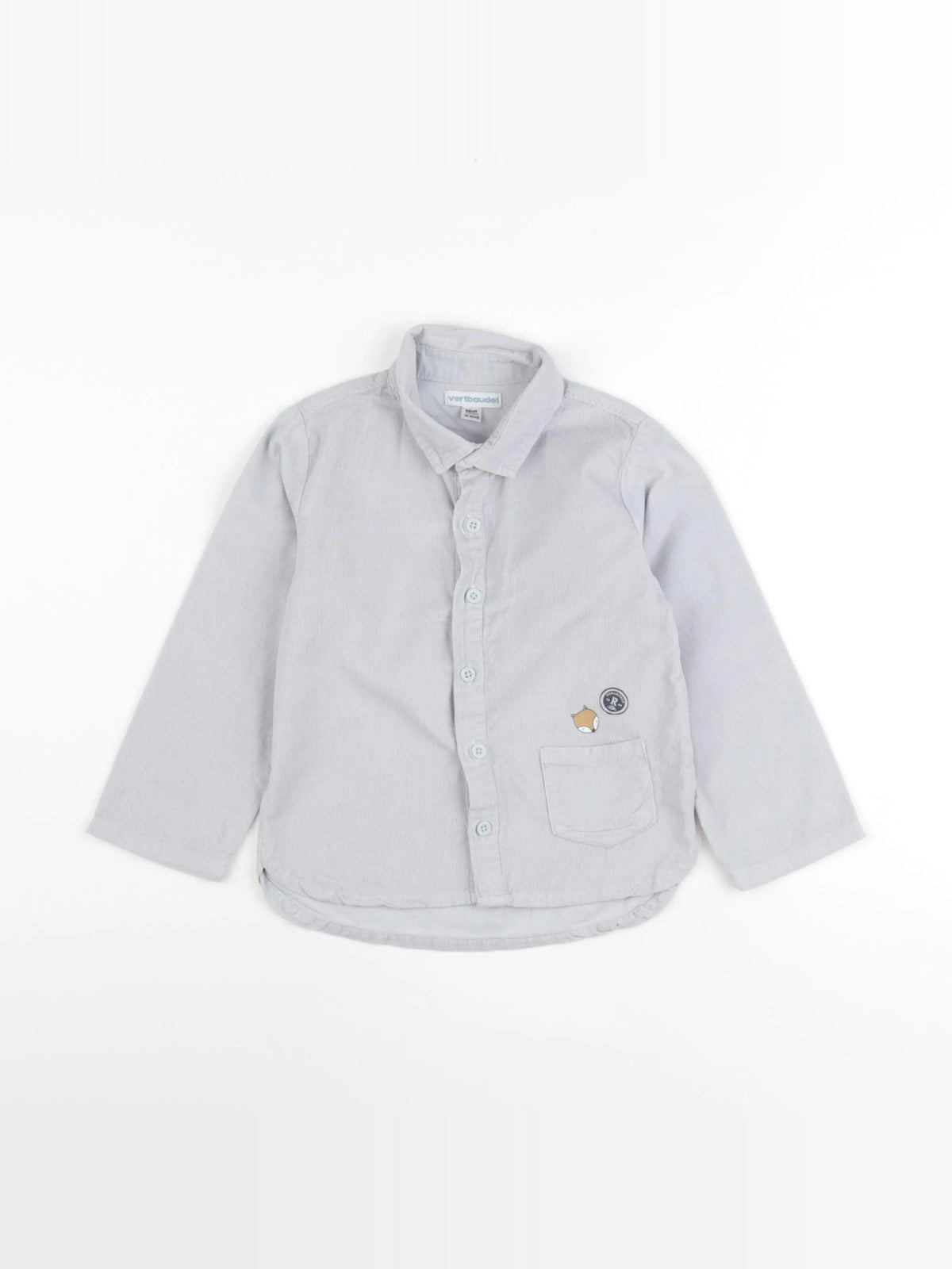 Vertbaudet - chemise bleu - 36 mois