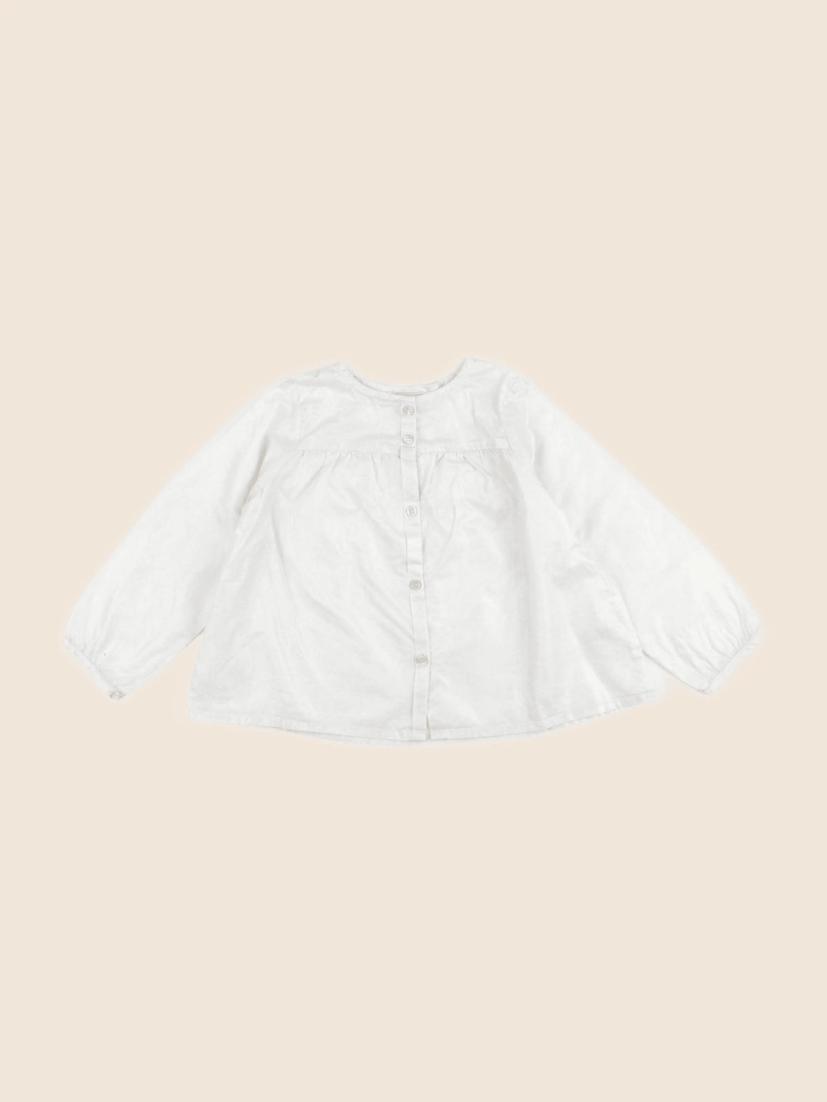 Bonton - blouse beige, or - 4 ans