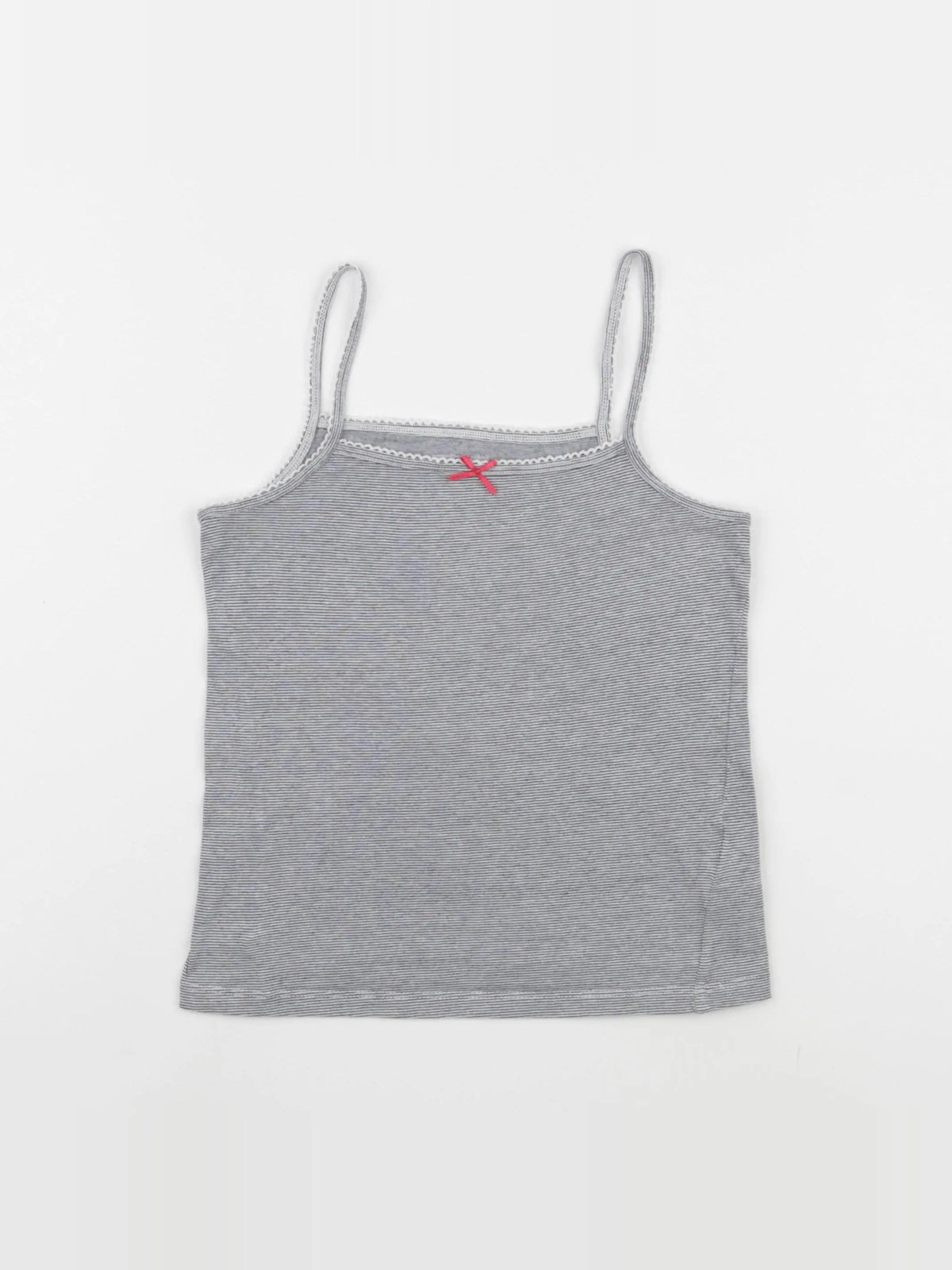Vertbaudet - maillot de corps gris - 8 ans
