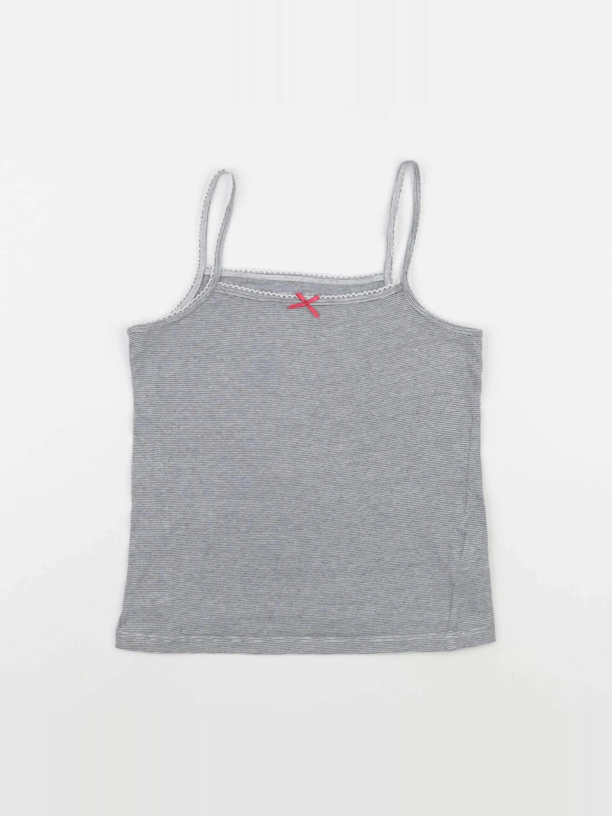Vertbaudet - maillot de corps gris - 8 ans