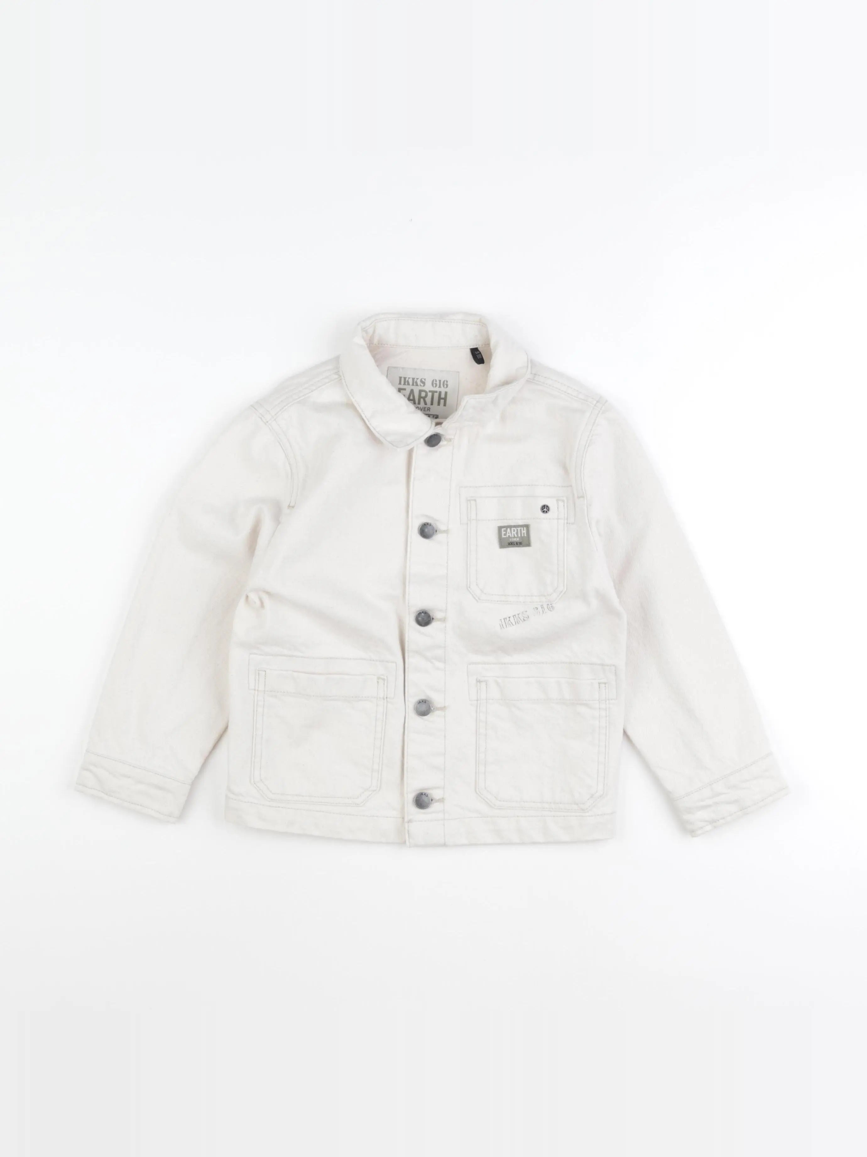 IKKS - veste imprimé au dos beige - 5 ans