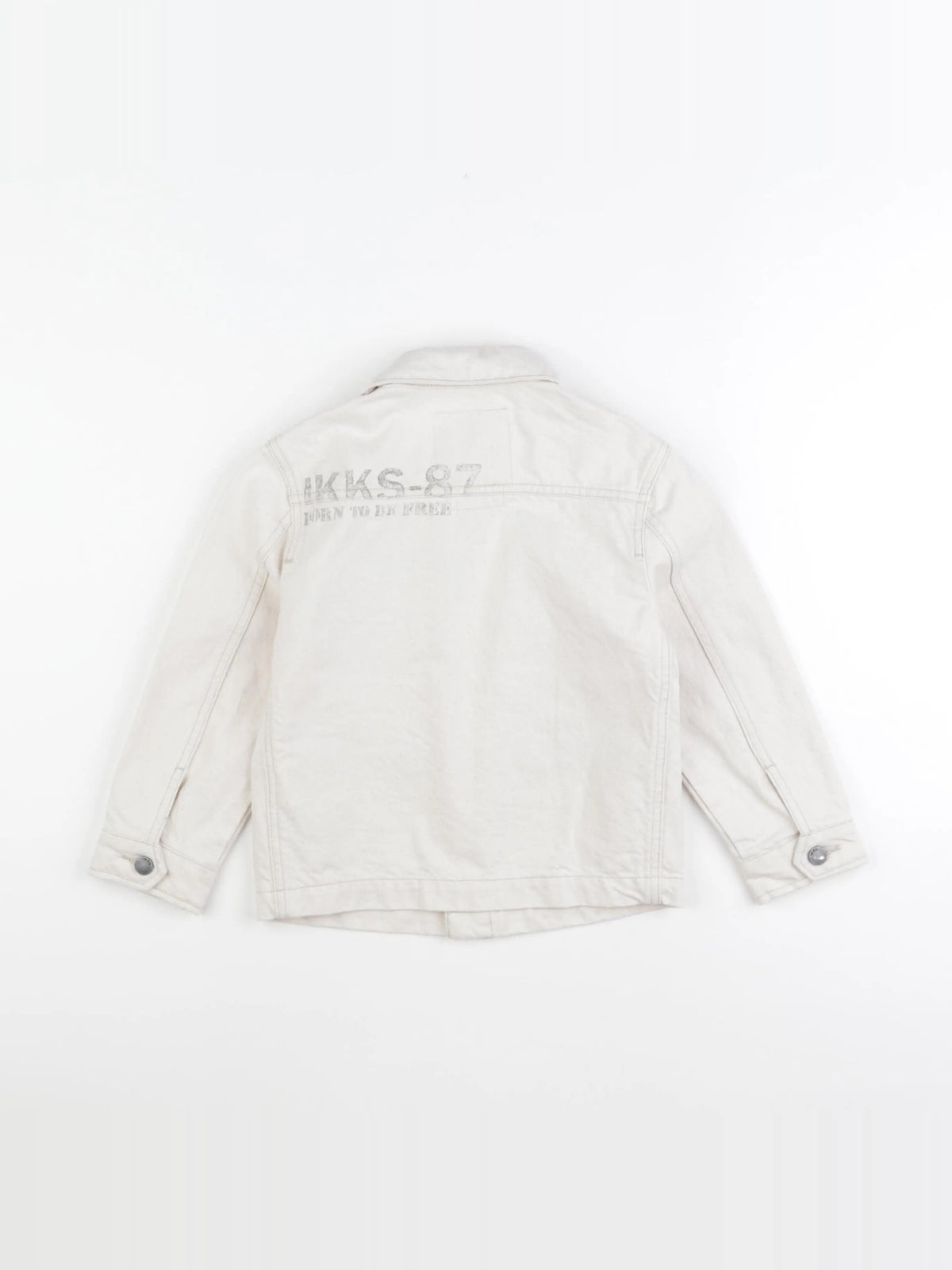 IKKS - veste imprimé au dos beige - 5 ans