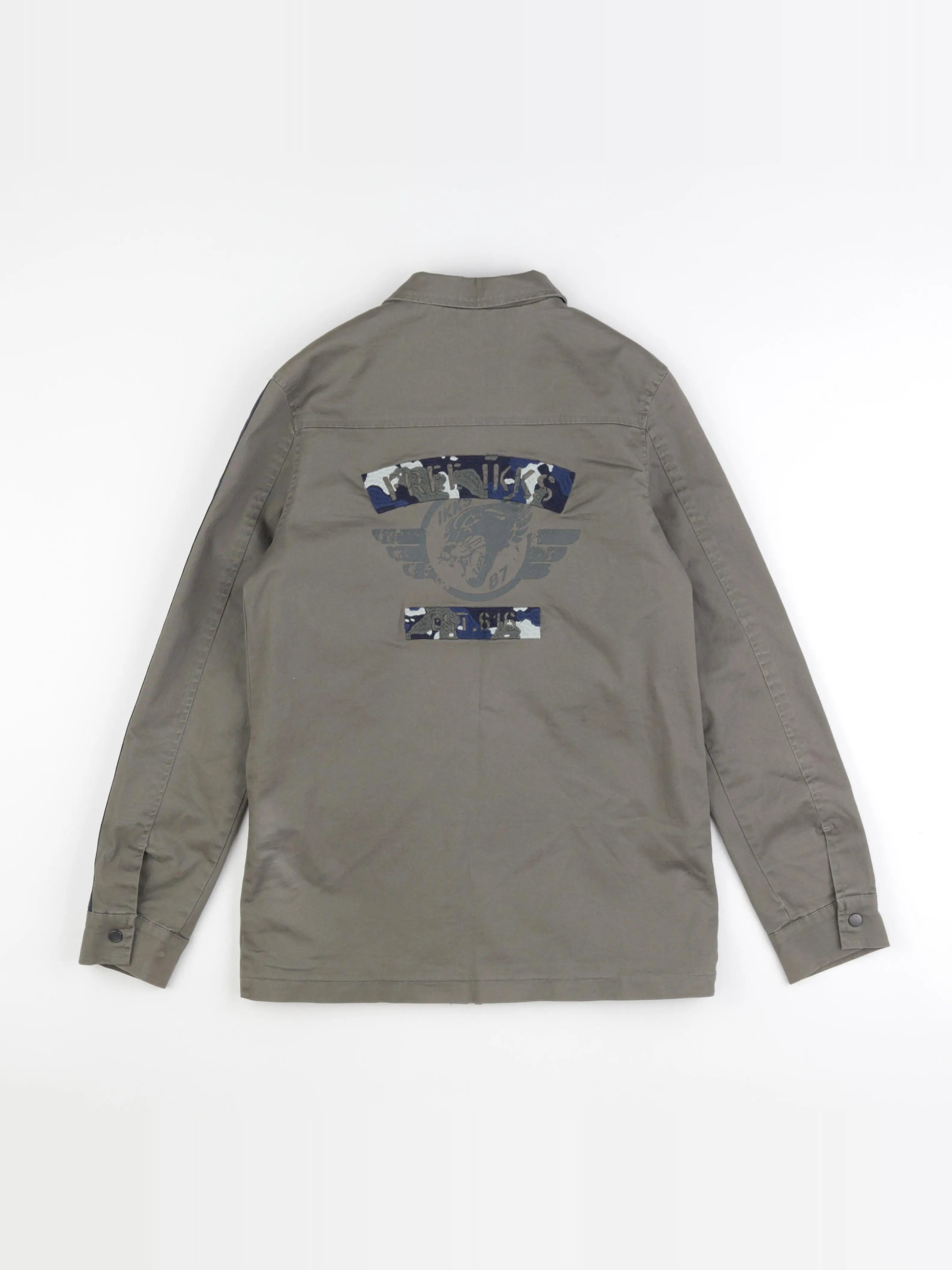 IKKS - veste imprimé au dos vert - 12 ans