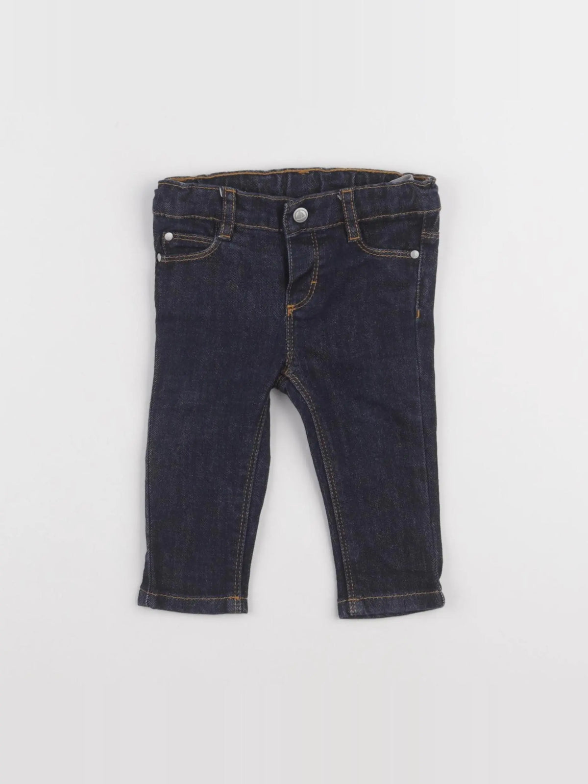 Petit Bateau - jean bleu - 6 mois