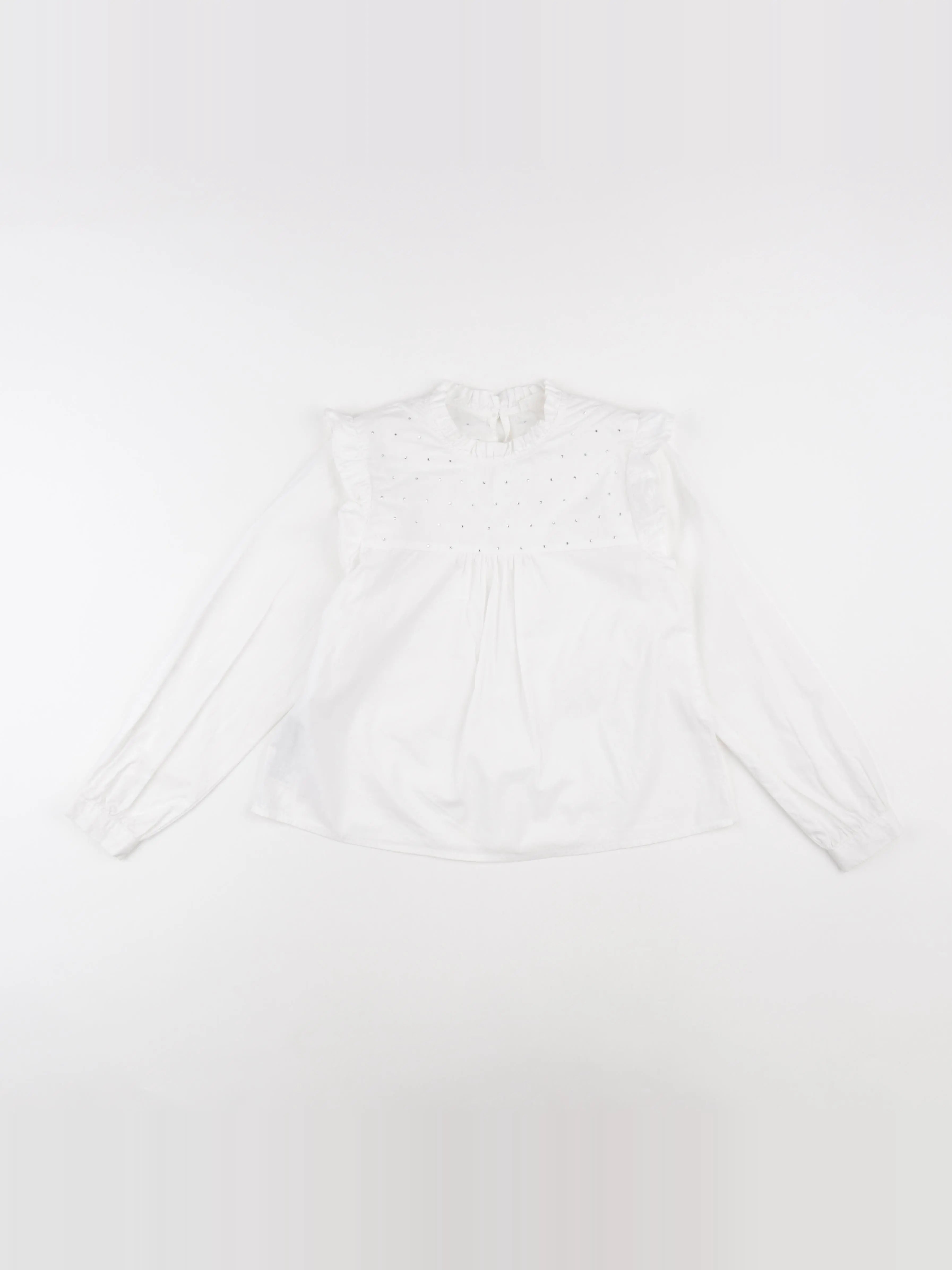 Mango - blouse blanc - 8 ans